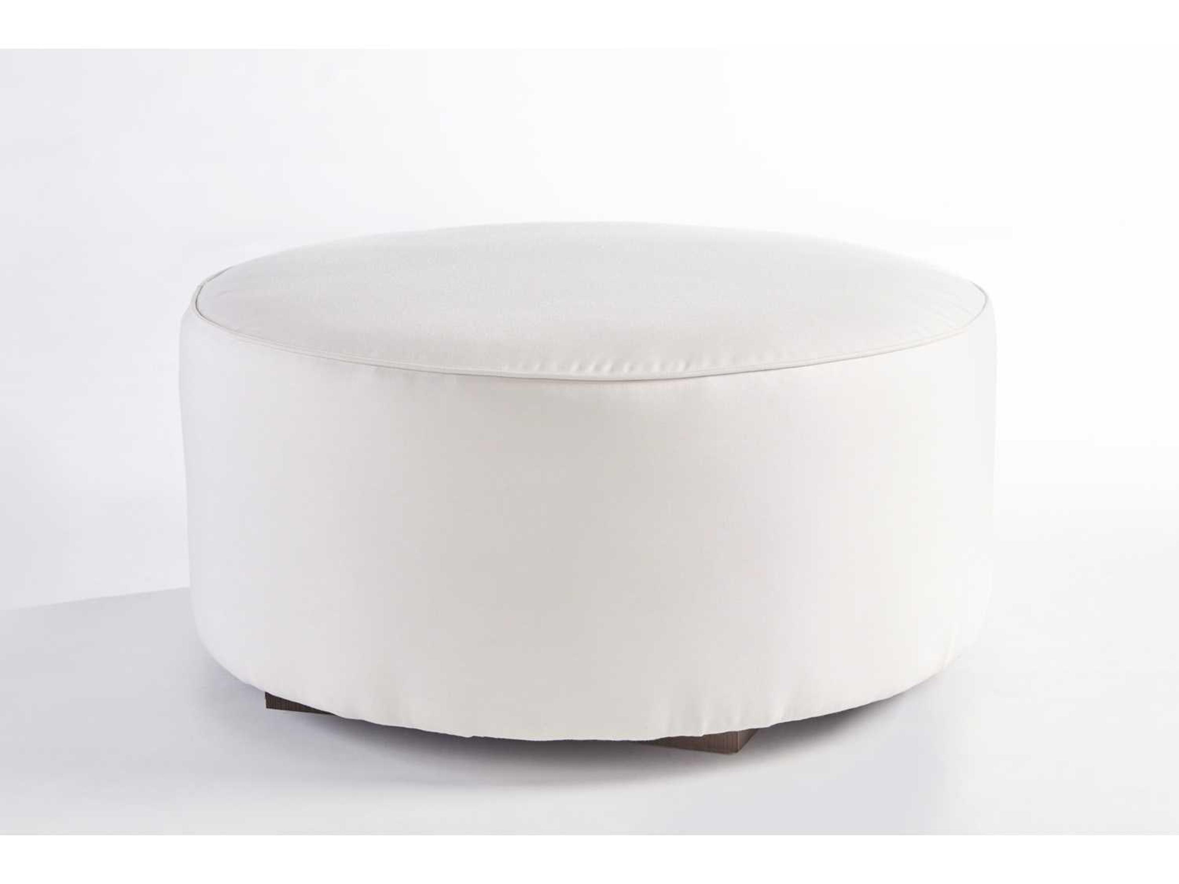 South Sea Rattan Round Coffee Outdoor Patio Ottoman