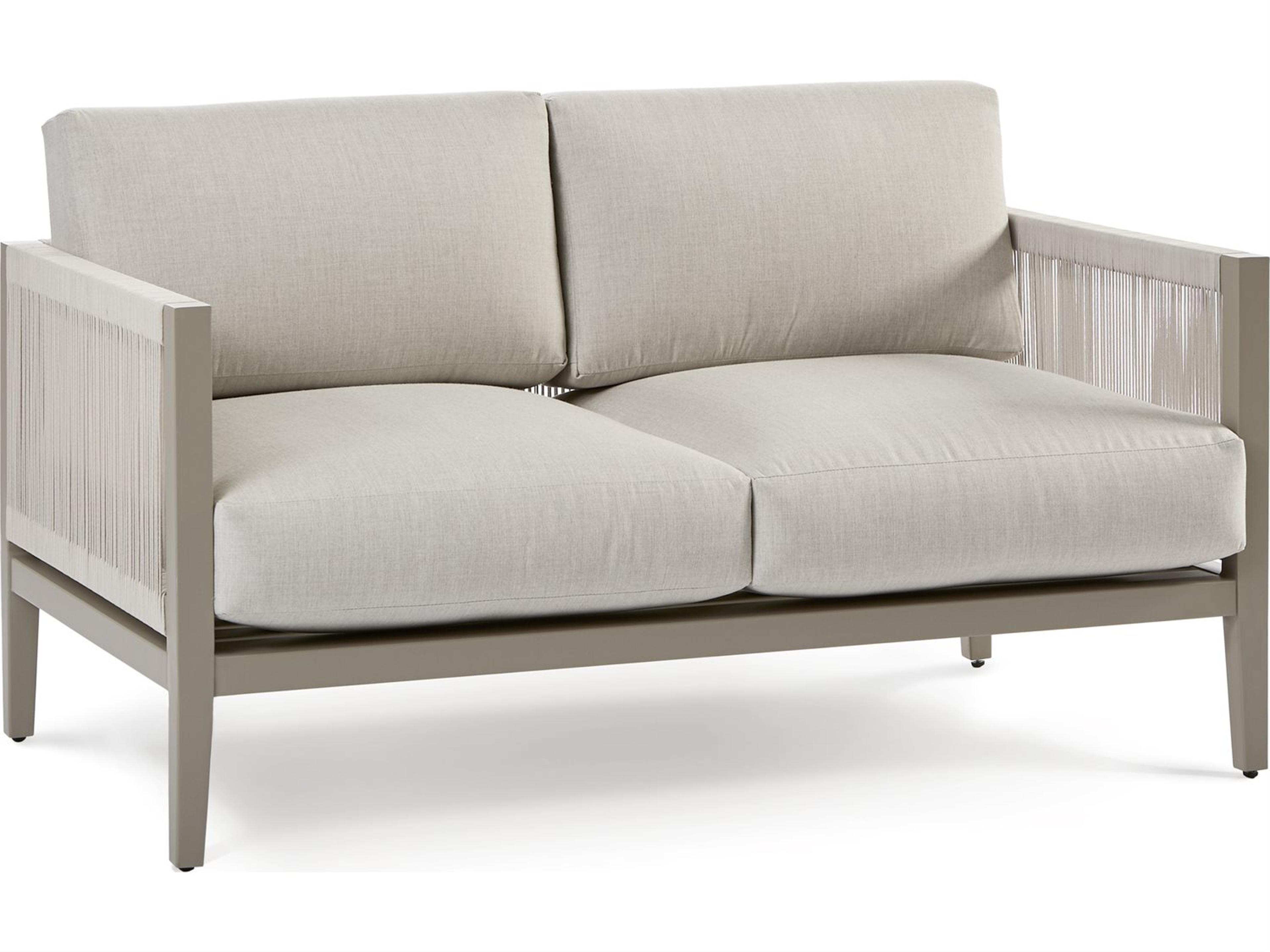 Nicole Aluminum Greystone Outdoor Loveseat