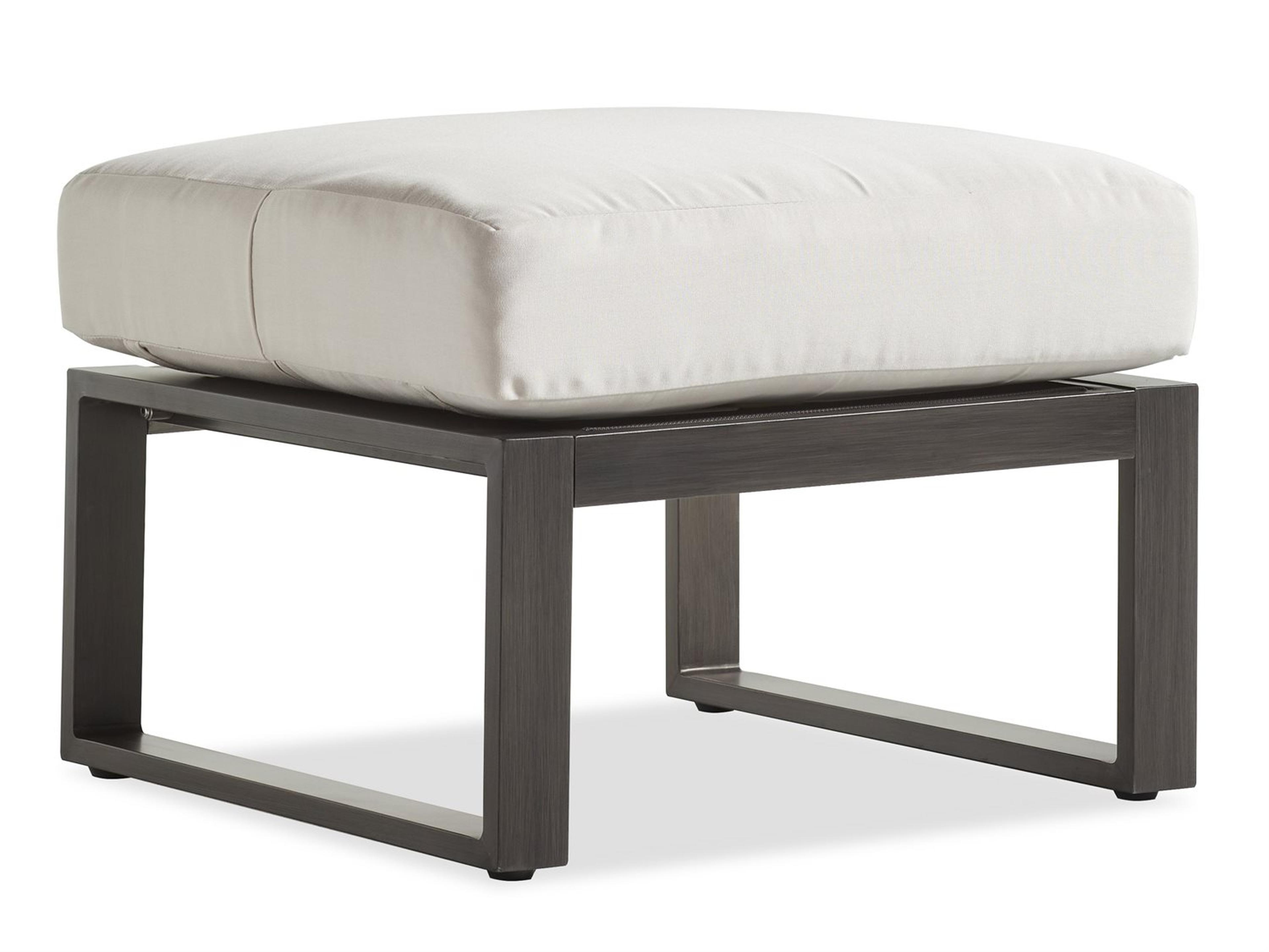 Ryan Aluminum Cushion Patio Ottoman