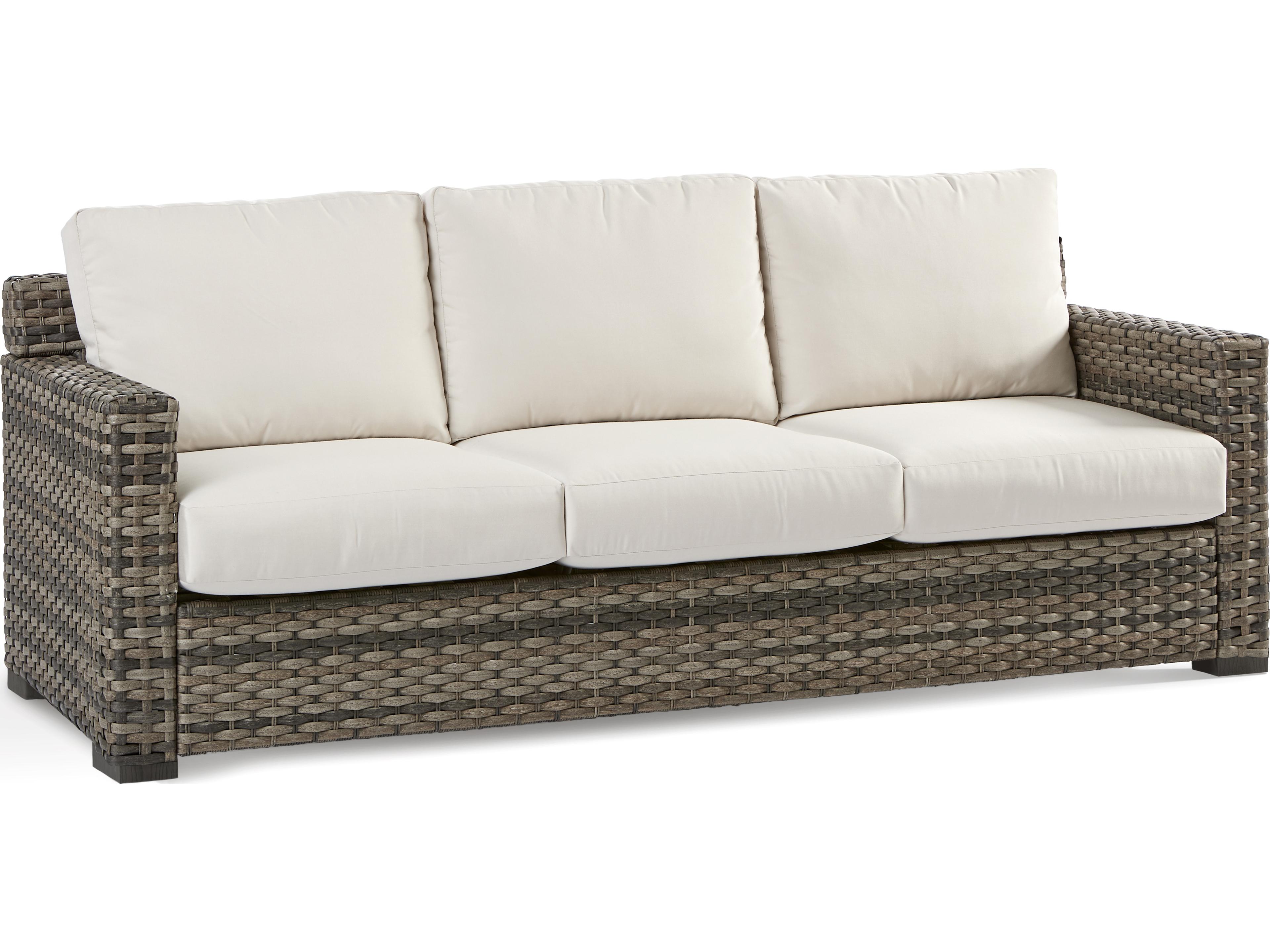 New Java Wicker Sandstone Outdoor Patio Sofa
