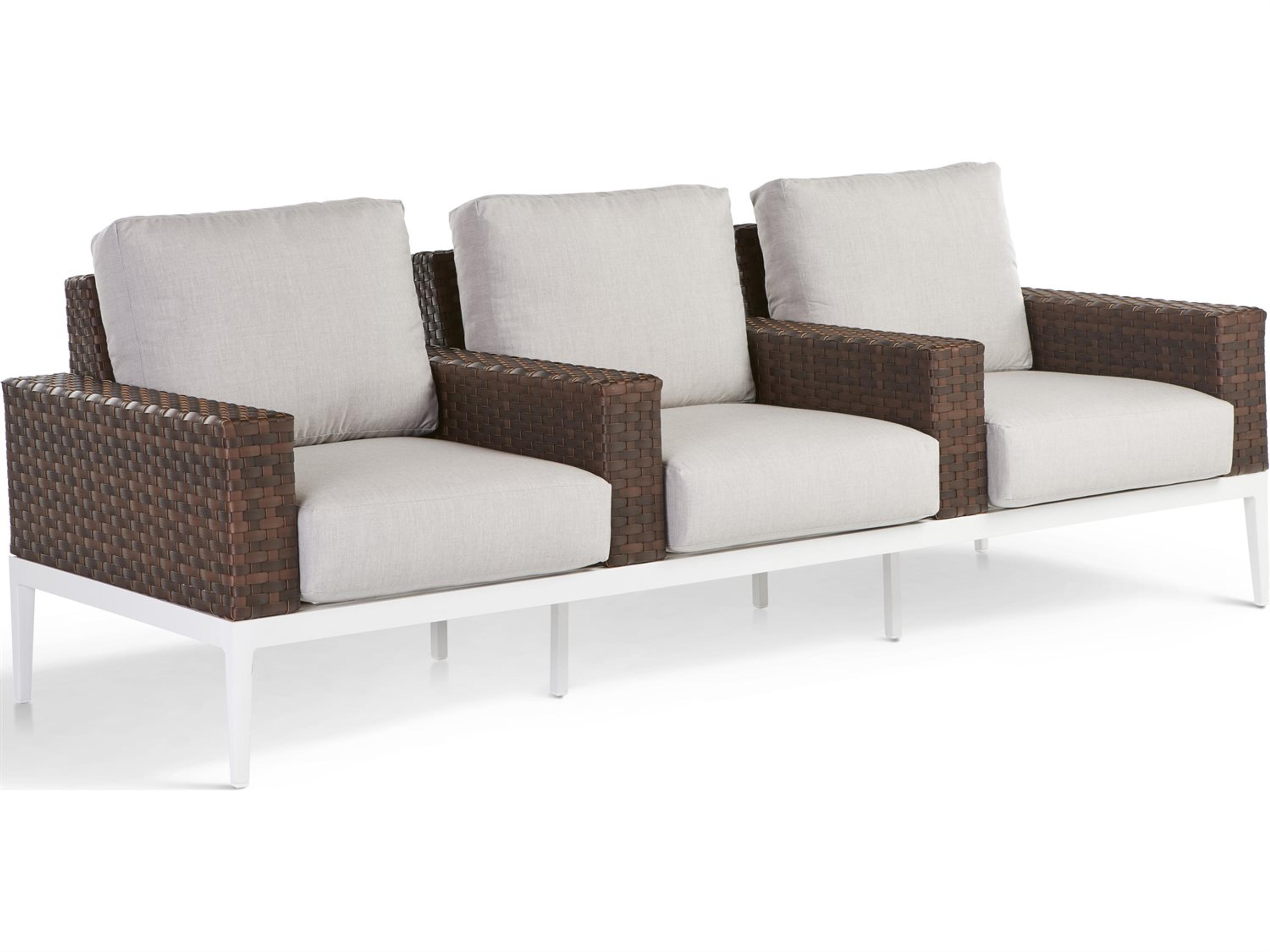 Stevie Wicker Theater - Style Outdoor Patio Sofa