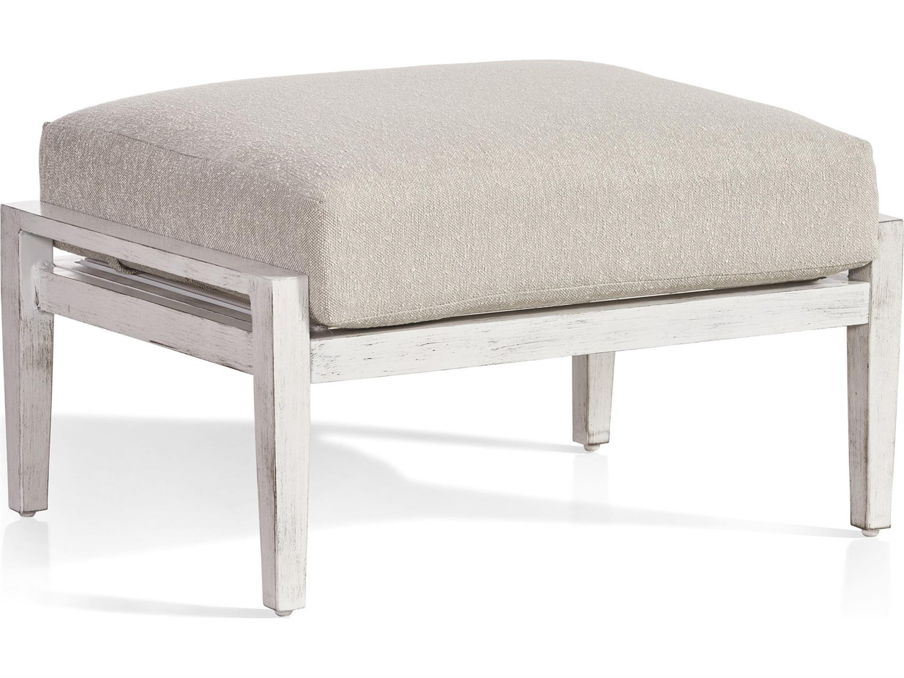 Veda Aluminum Cushion Outdoor Patio Ottoman
