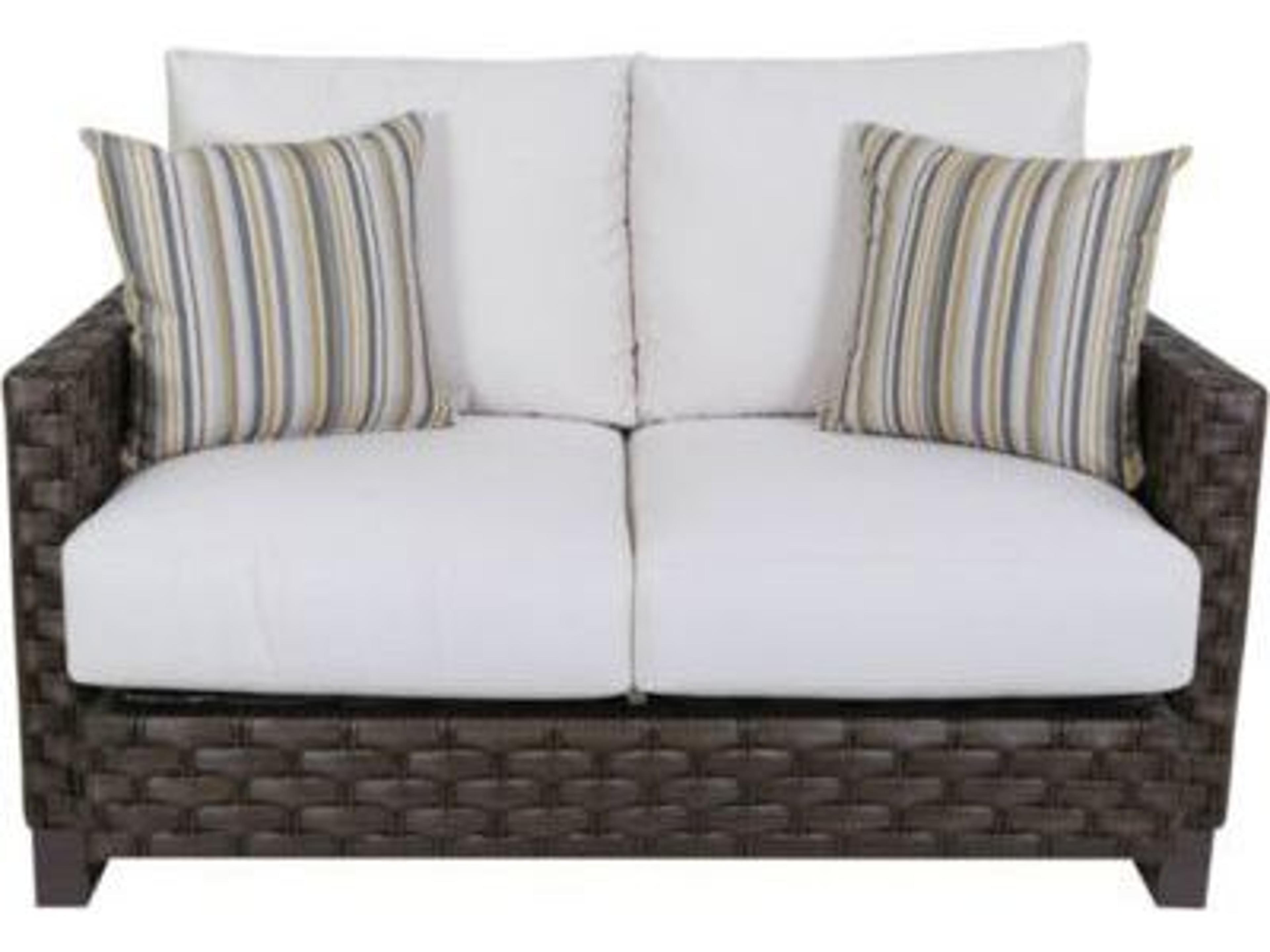 Cambridge Aluminum Wicker Outdoor Loveseat