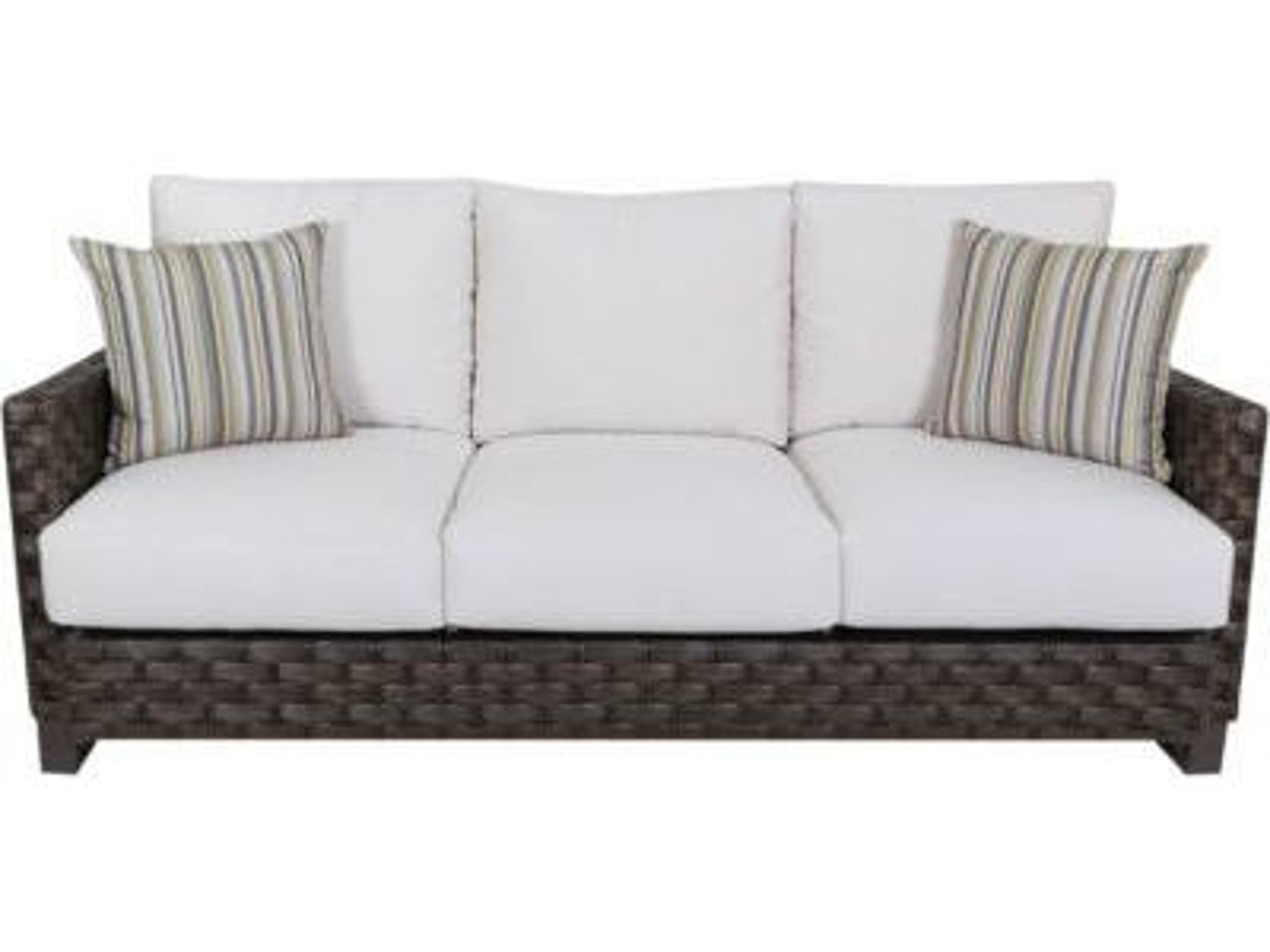 Cambridge Aluminum Wicker Outdoor Sofa