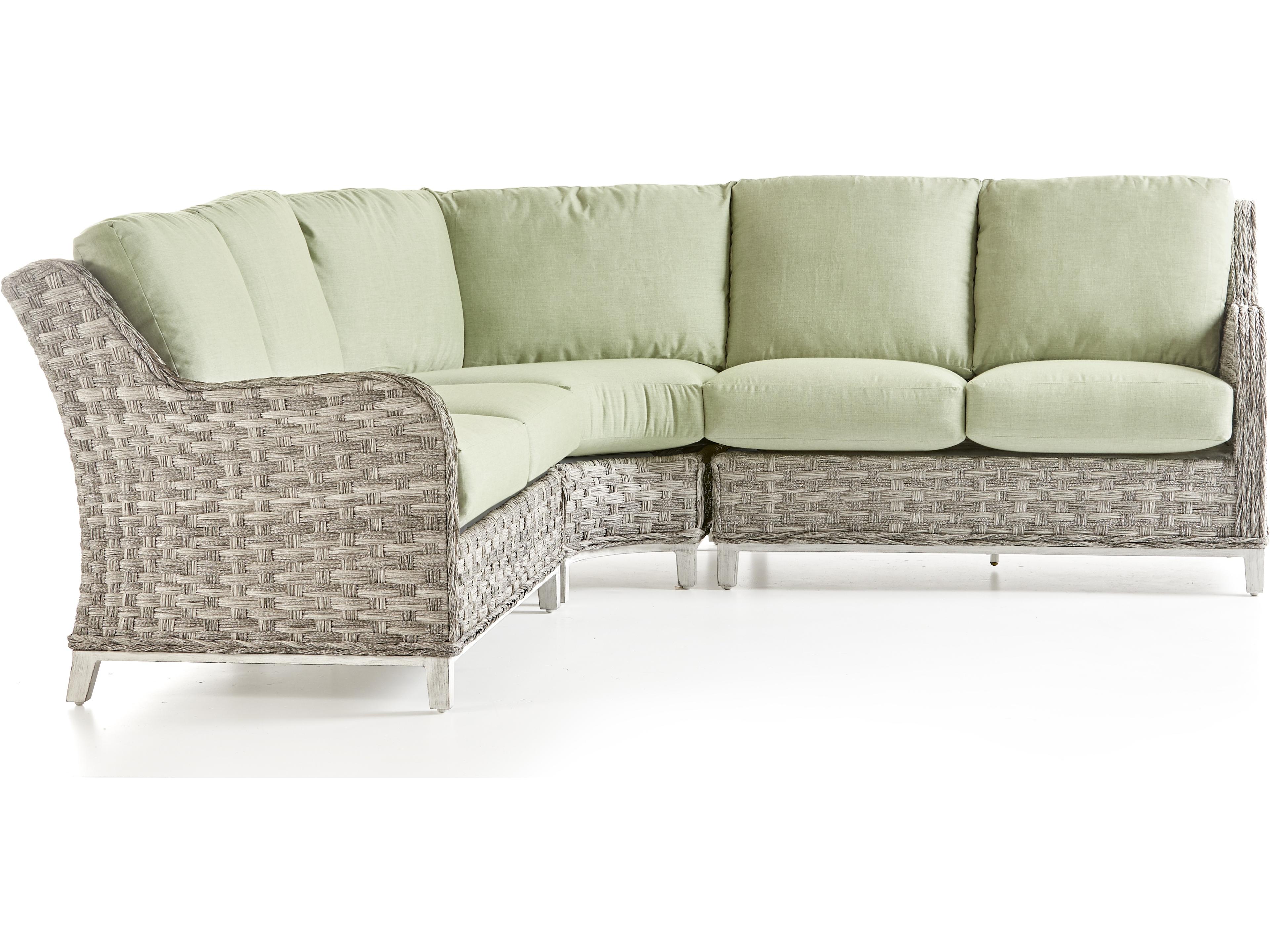 Grand Isle Quick Ship Wicker Cushion Lounge Set