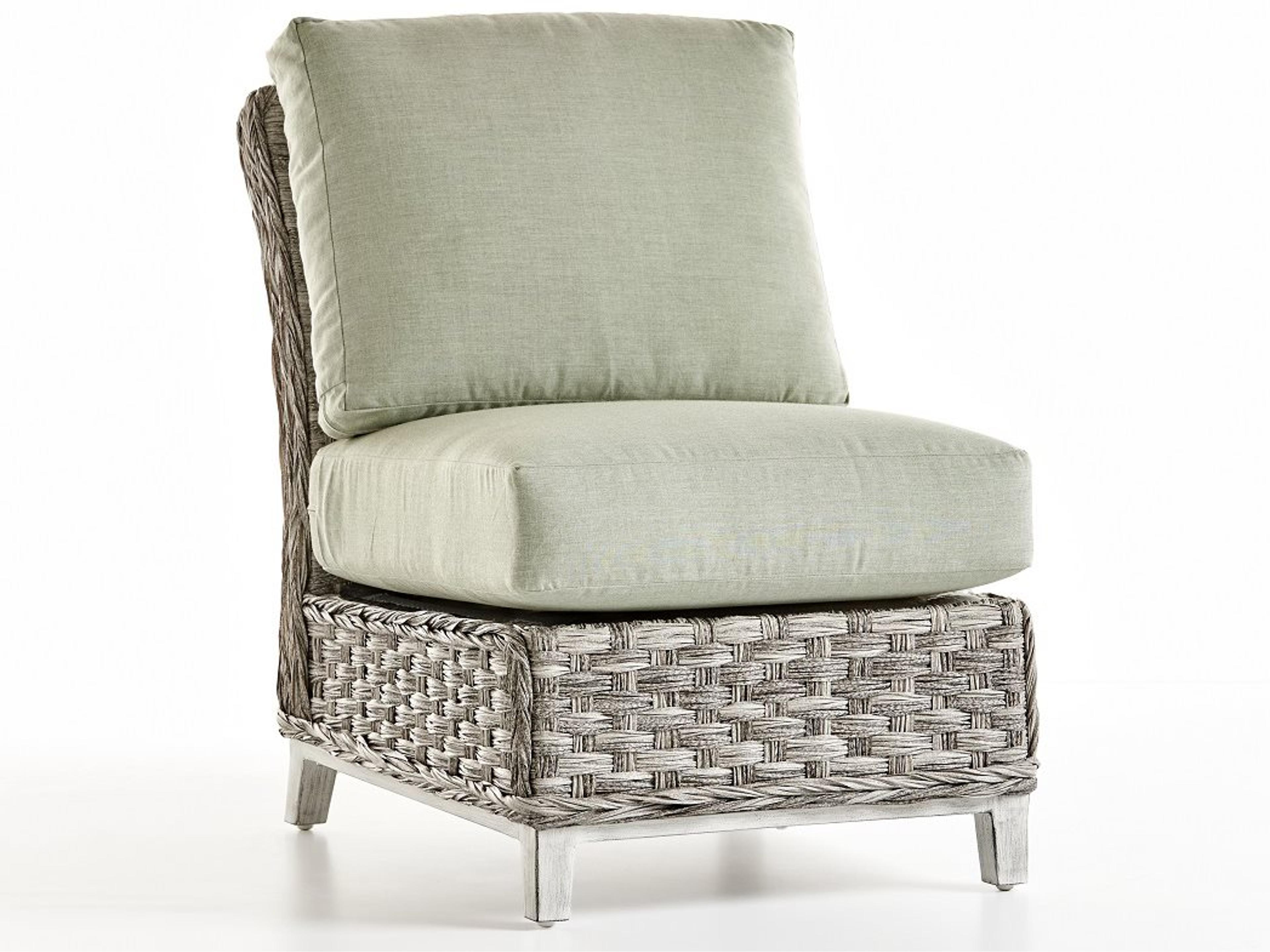 Grand Isle Wicker Modular Outdoor Patio Lounge Chair