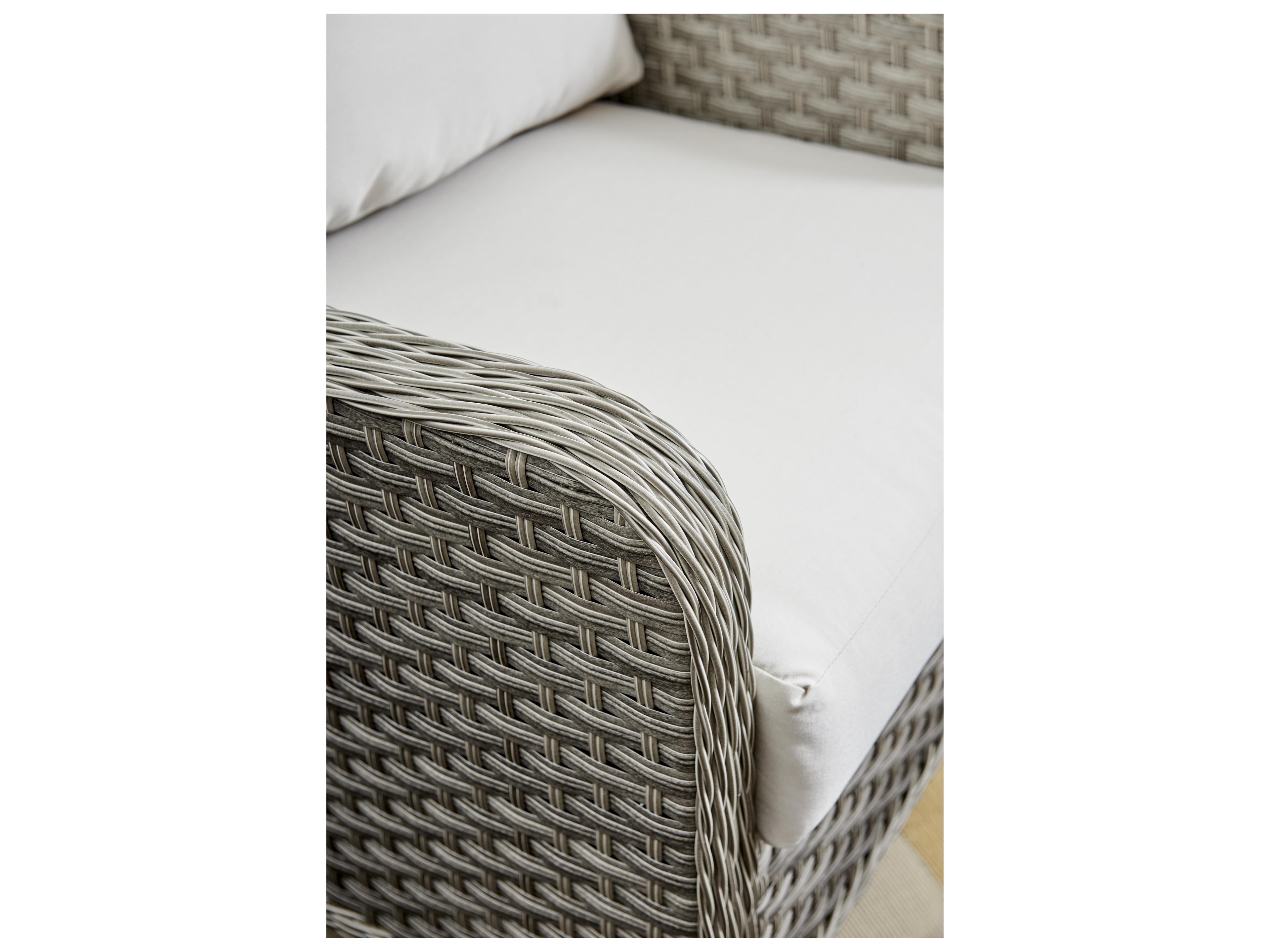 South Sea Rattan Mayfair Quick Ship Wicker Square End Table