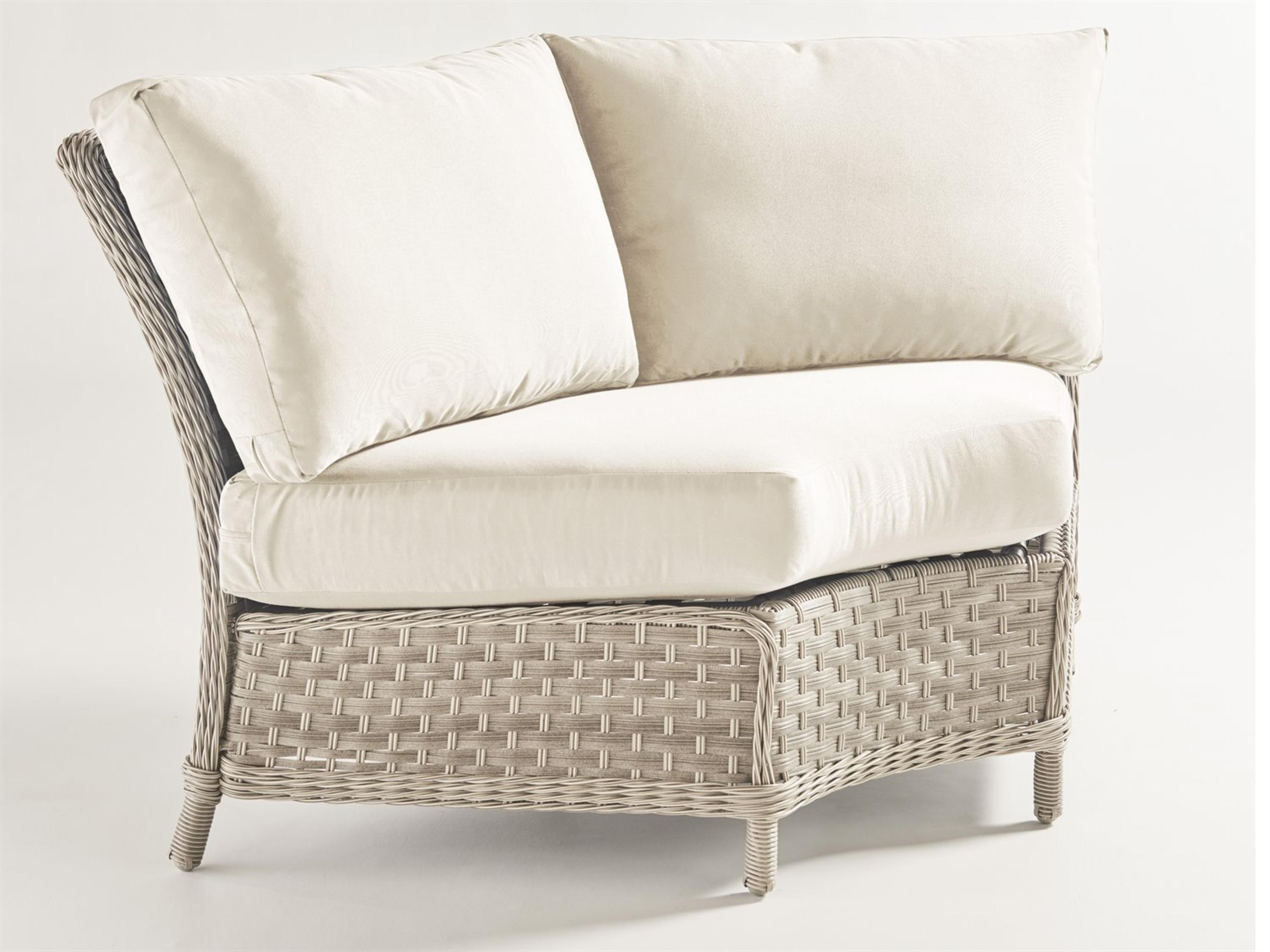 Mayfair Quick Ship Wicker Cushion Lounge Chair