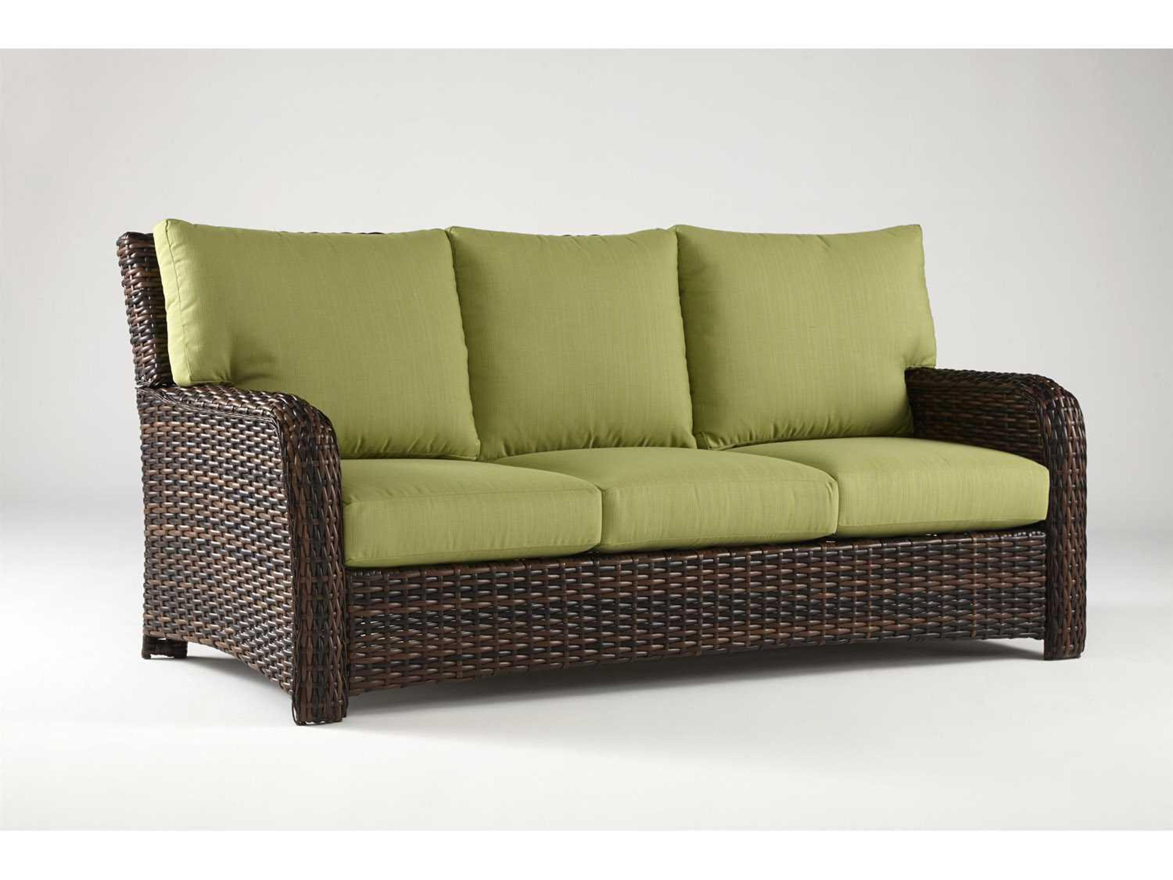 South Sea Rattan St Tropez Wicker Outdoor Sofa