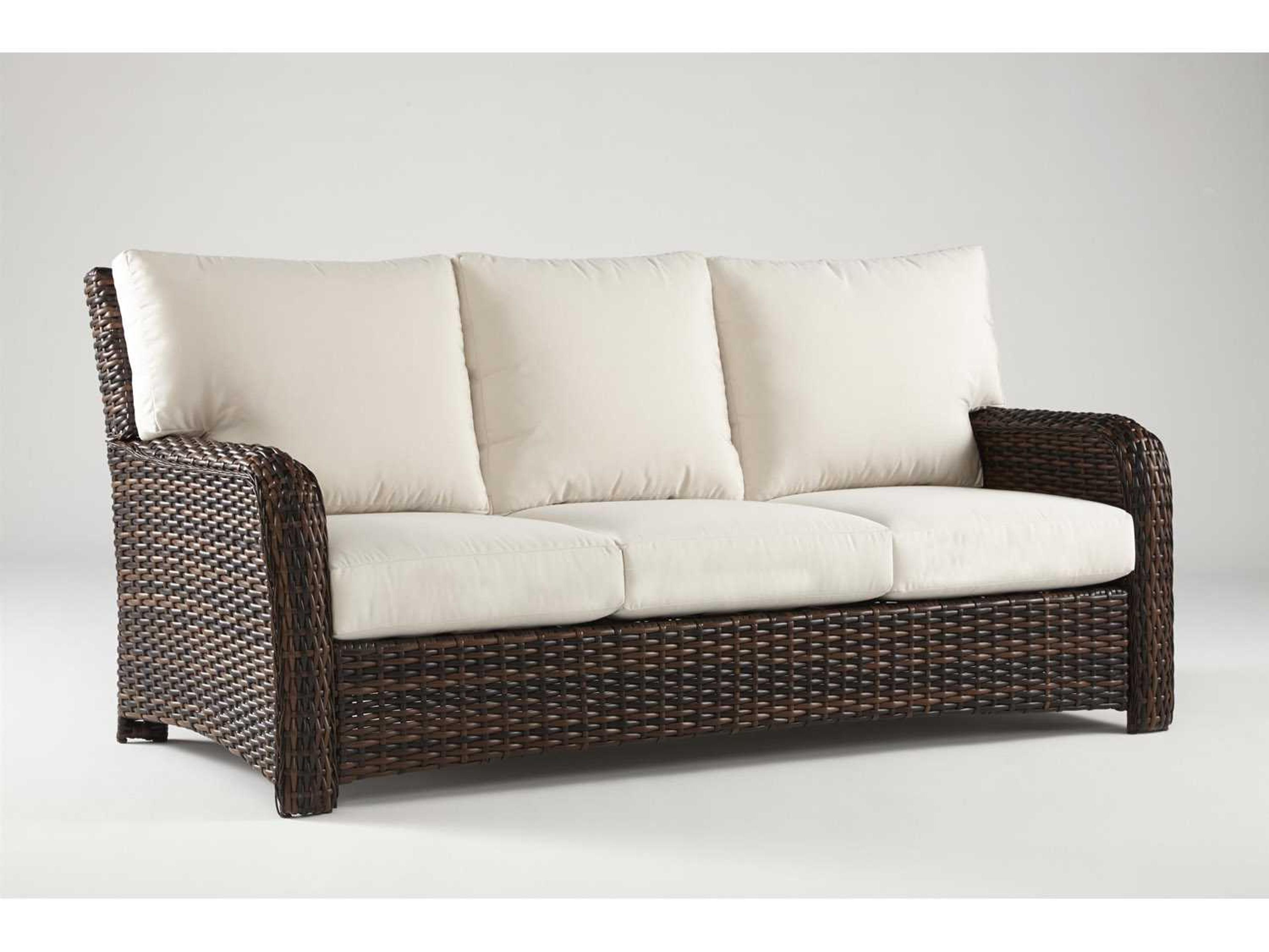 St Tropez Wicker Outdoor Sofa
