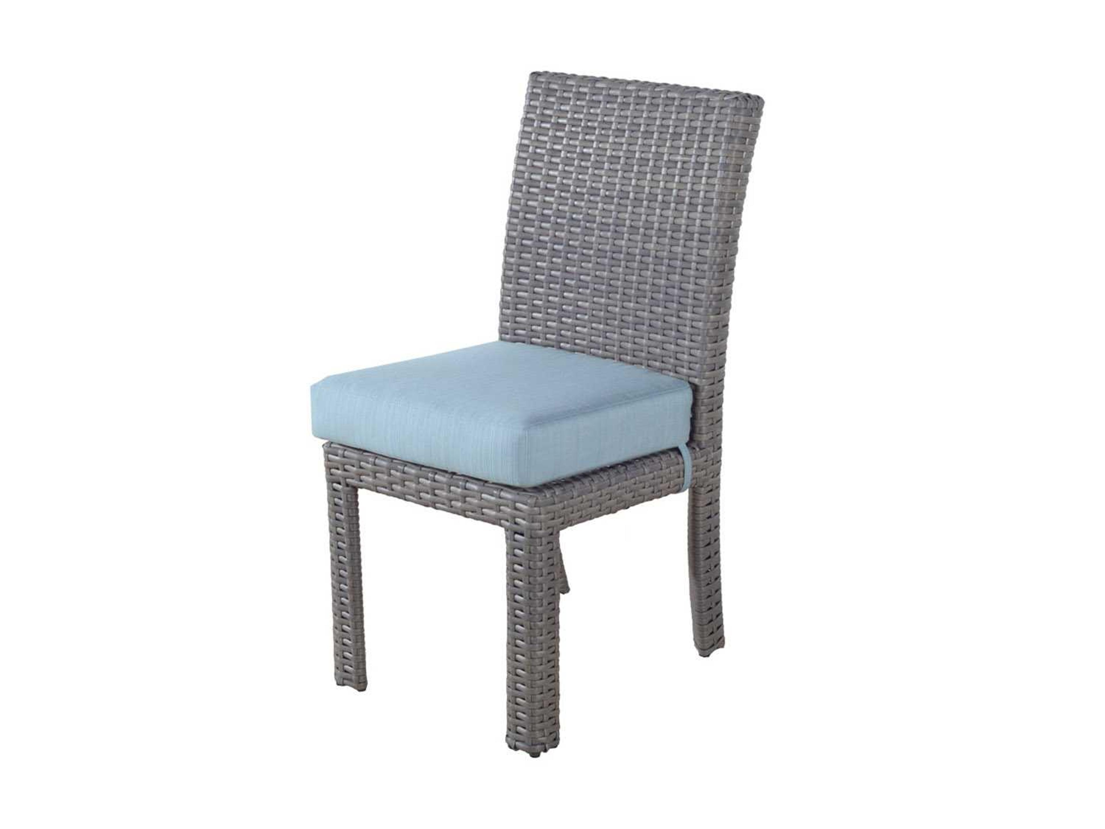 St Tropez Wicker Outdoor Patio Dining Side Chair
