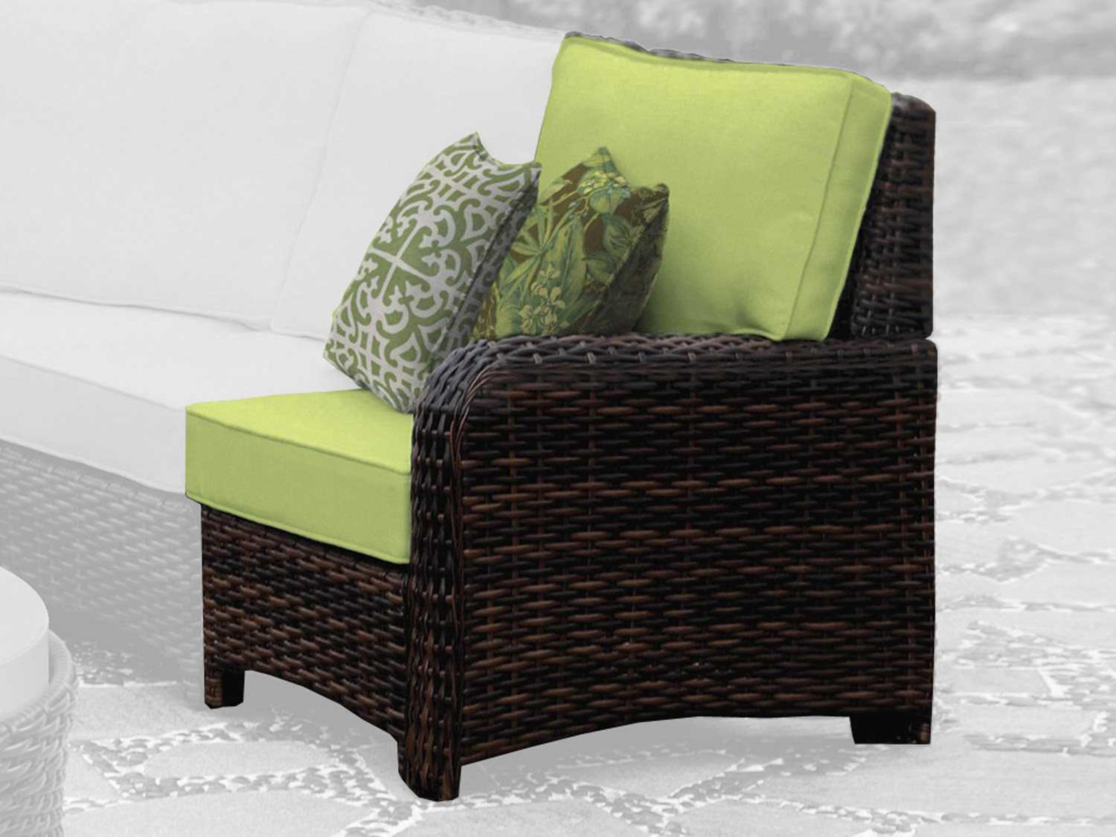 St Tropez Wicker Right Arm Outdoor Lounge Chair