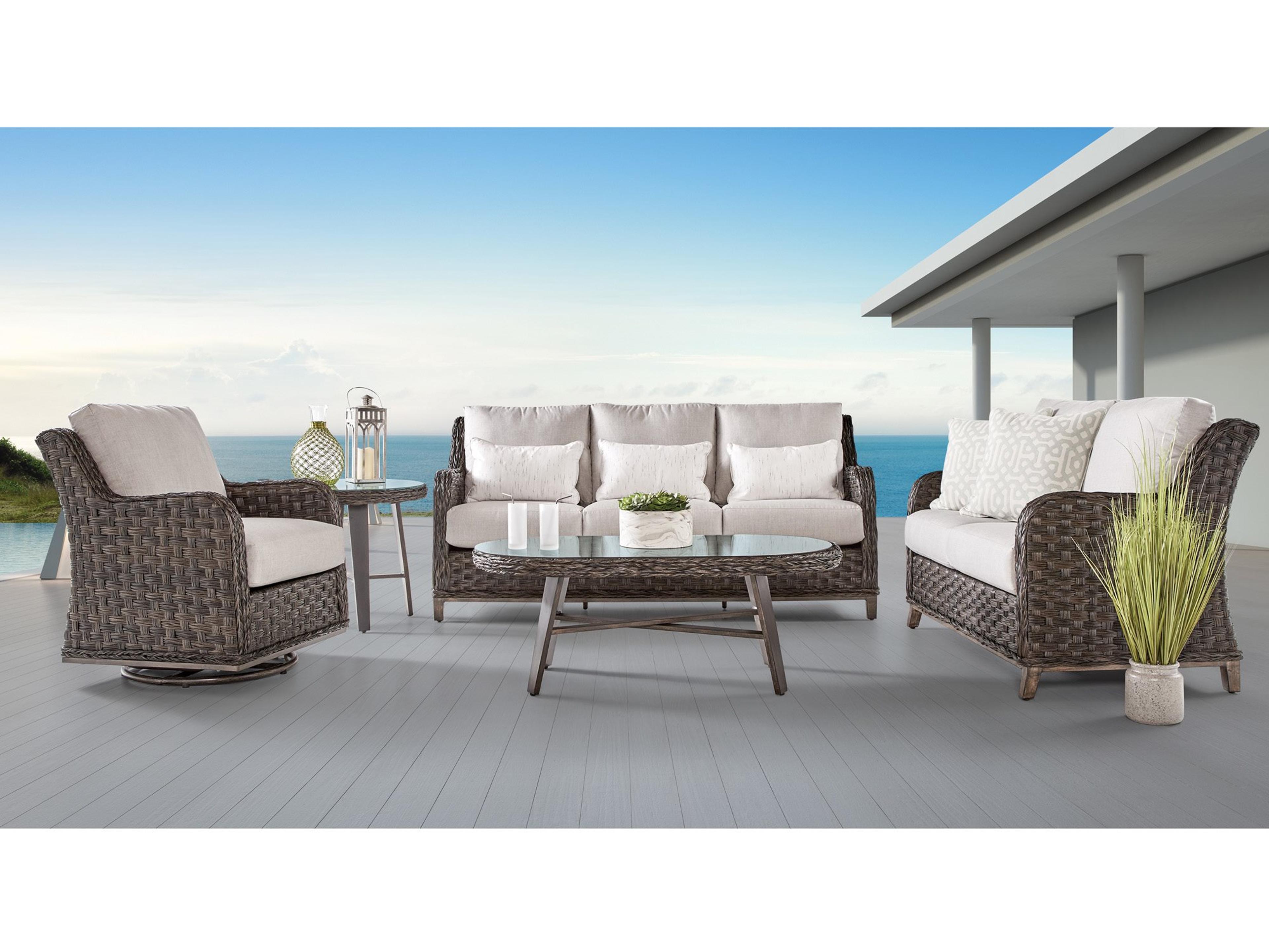 Grand Isle Wicker Outdoor Lounge Set