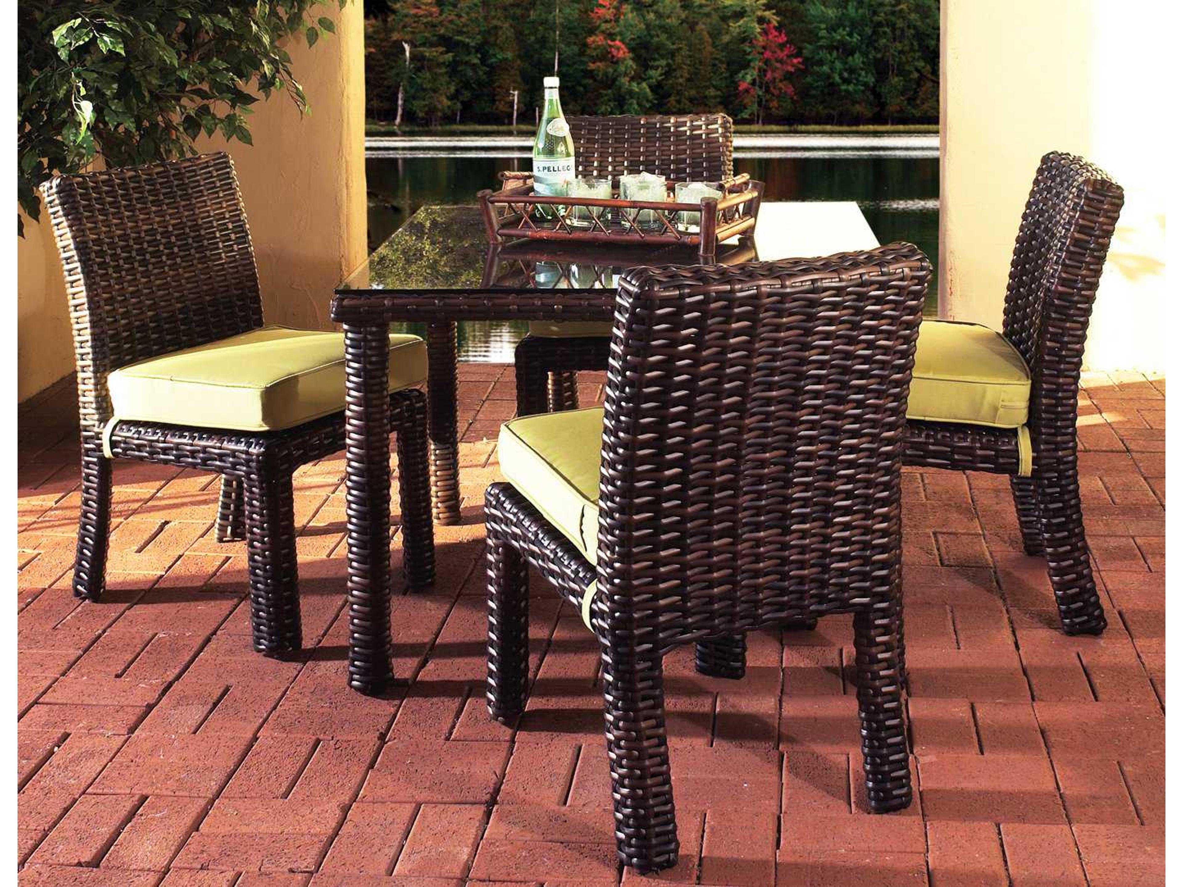 Saint Tropez Wicker Outdoor Patio Dining Set
