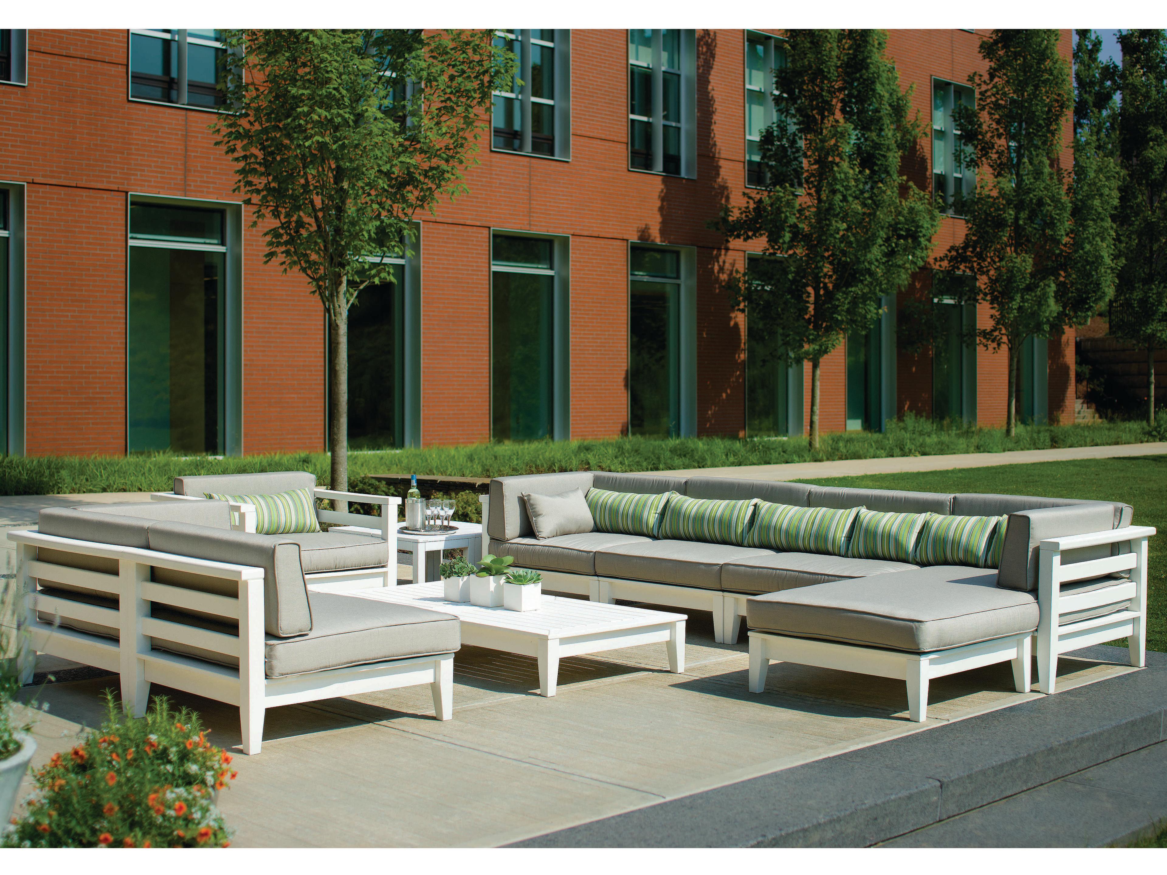 Seaside Casual Cambridge Recycled Plastic Cushion Modular Outdoor Lounge Chair