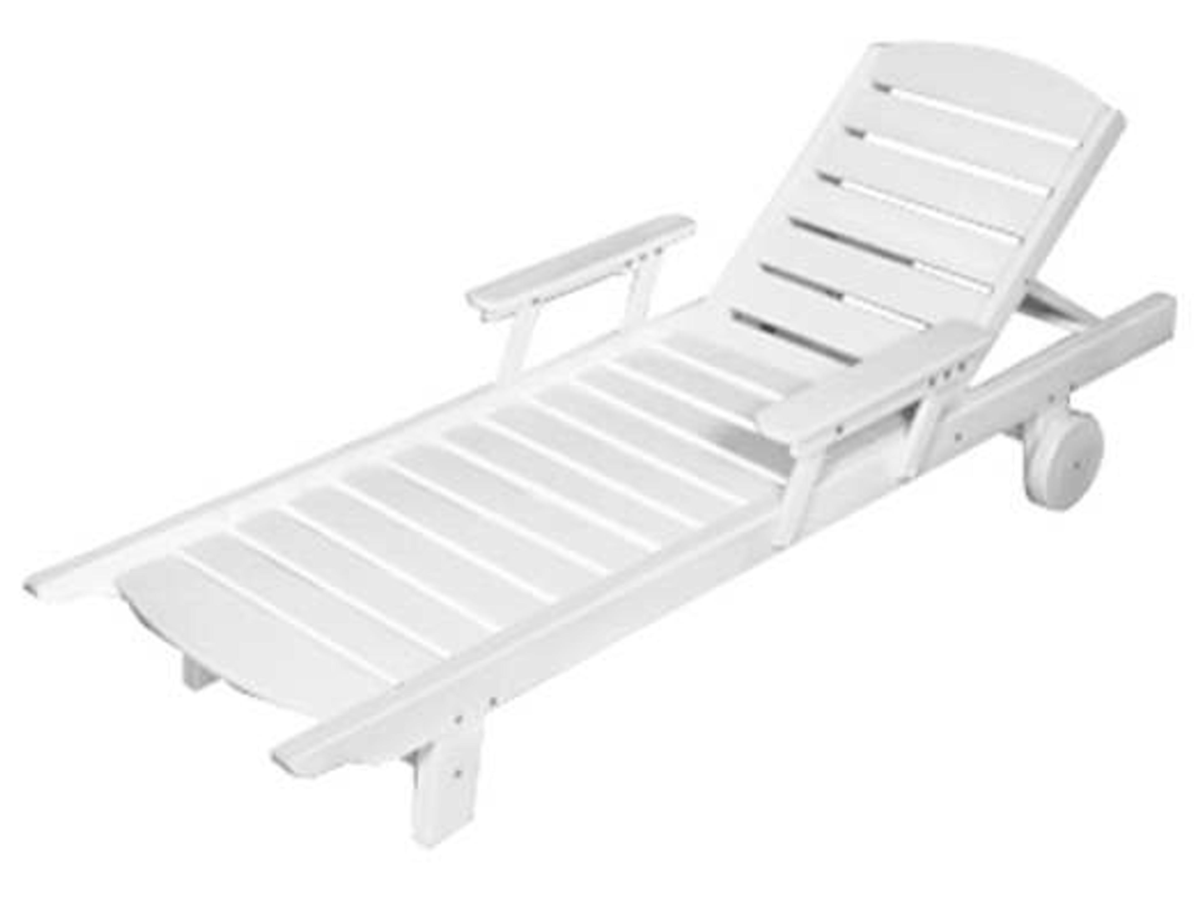 Seaside Casual Complementary Pieces Recycled Plastic Kingston Chaise Folding Arm Kit