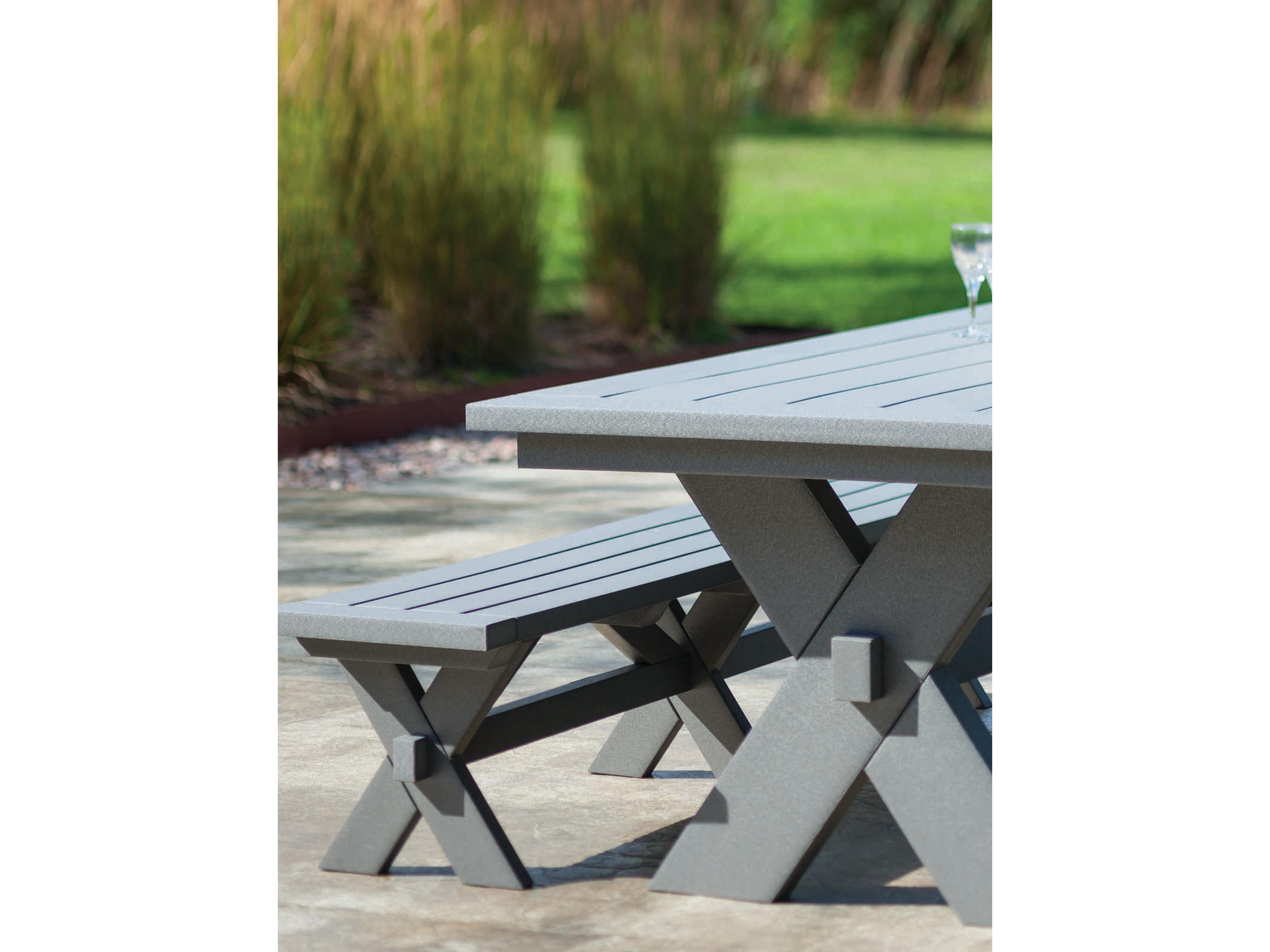 Seaside Casual Sonoma Recycled Plastic Patio Bench