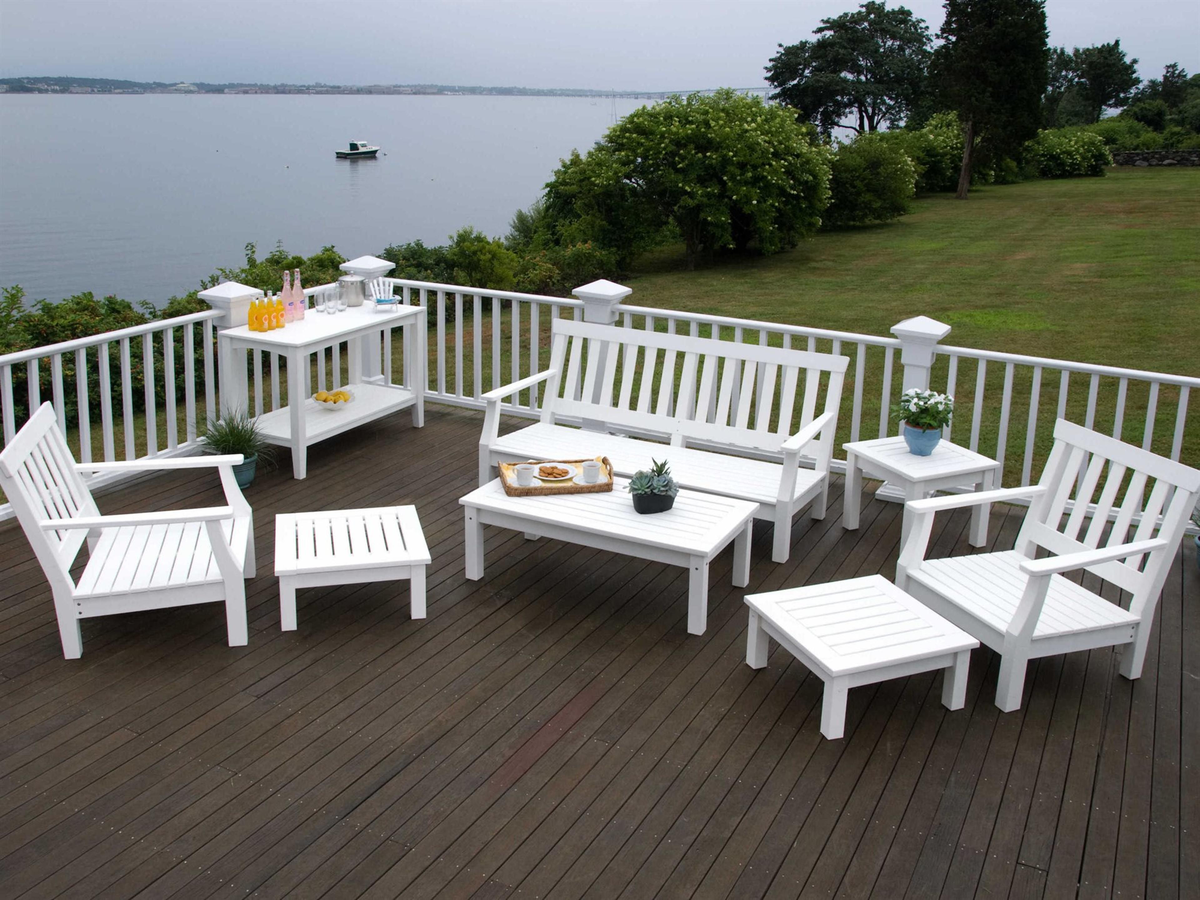 Nantucket Recycled Plastic Patio Lounge Set