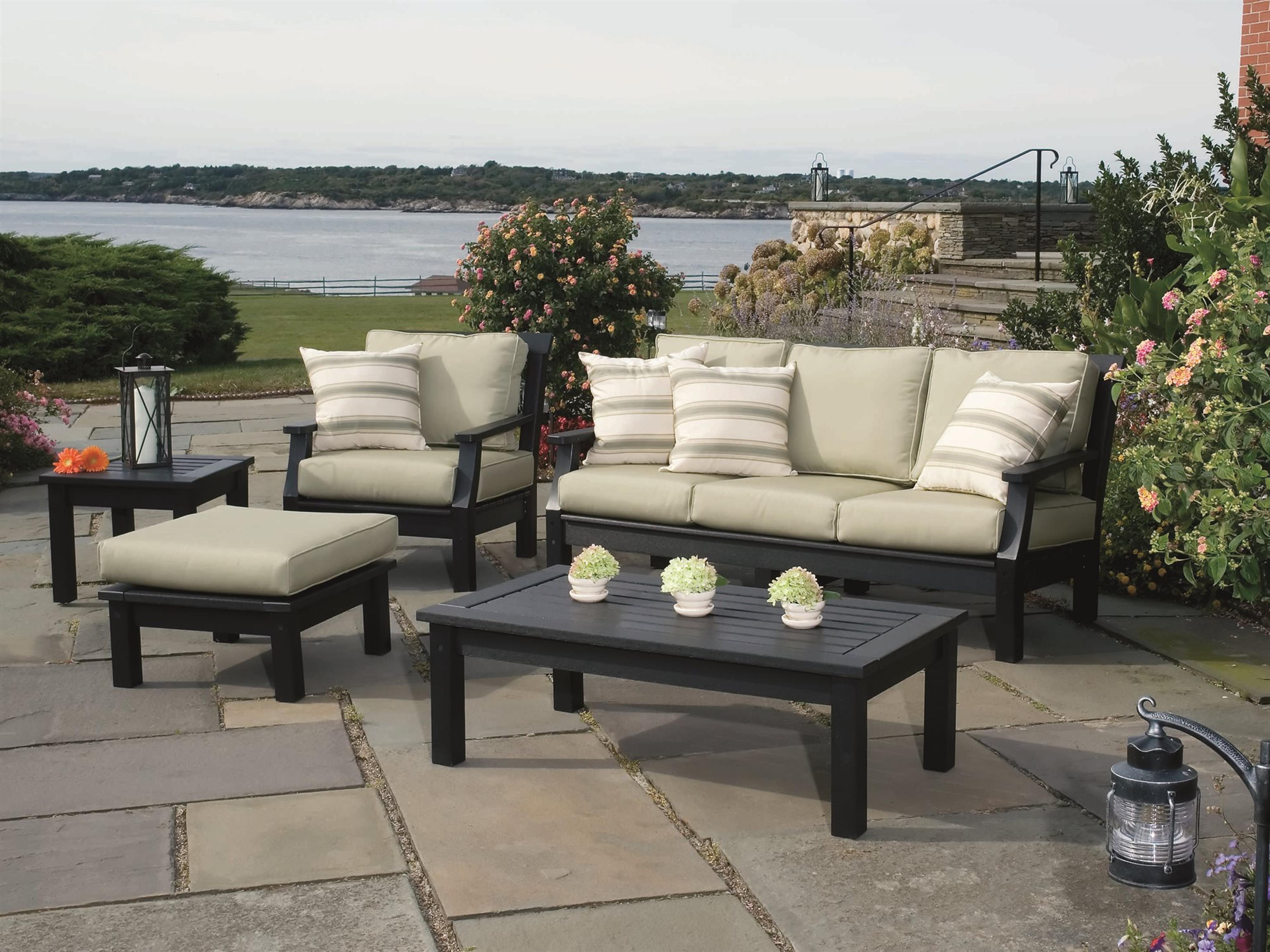 Nantucket Recycled Plastic Cushion Outdoor Lounge Set