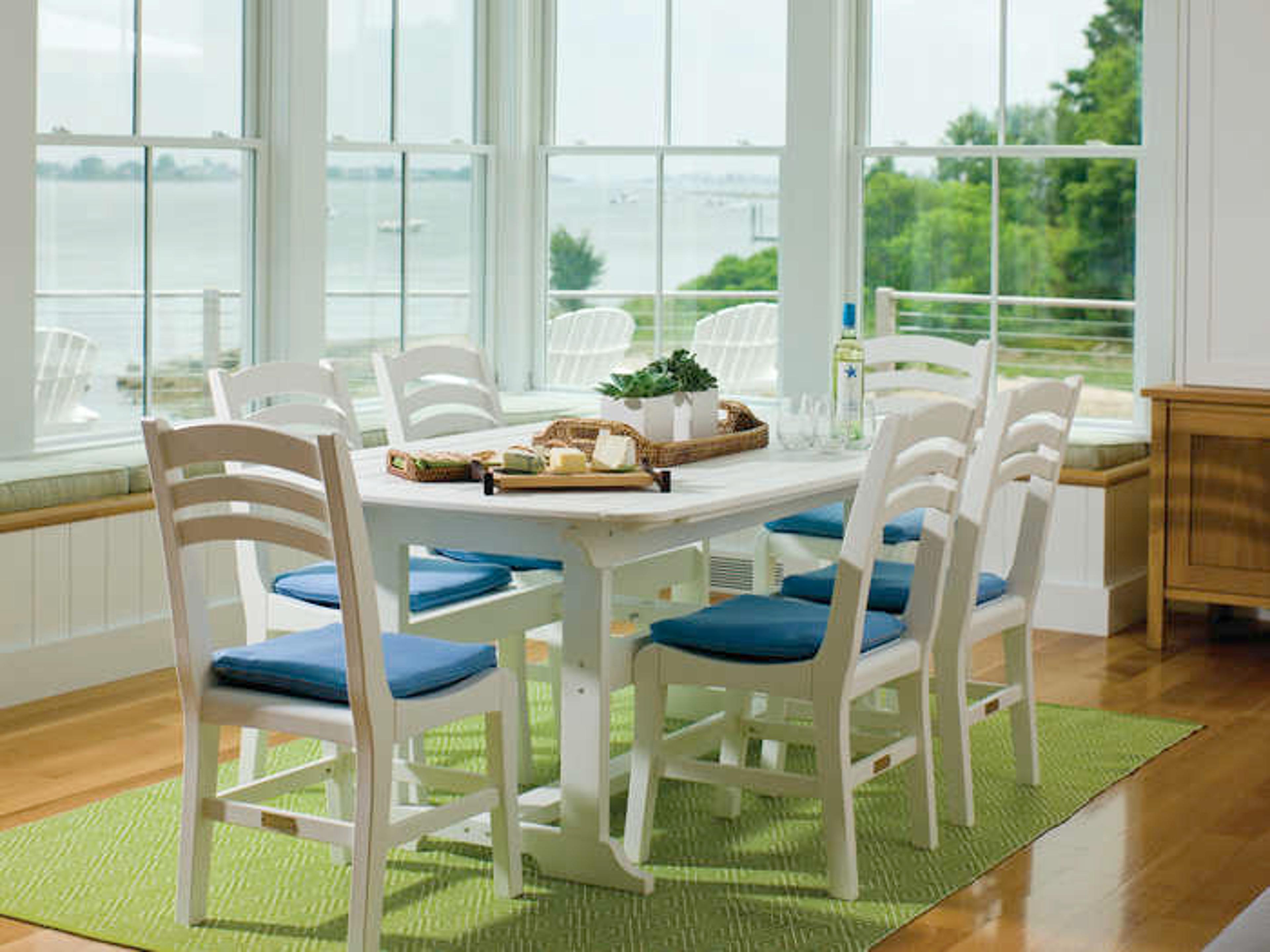 Seaside Casual Charleston Chairs Recycled Plastic Patio Dining Side Chair