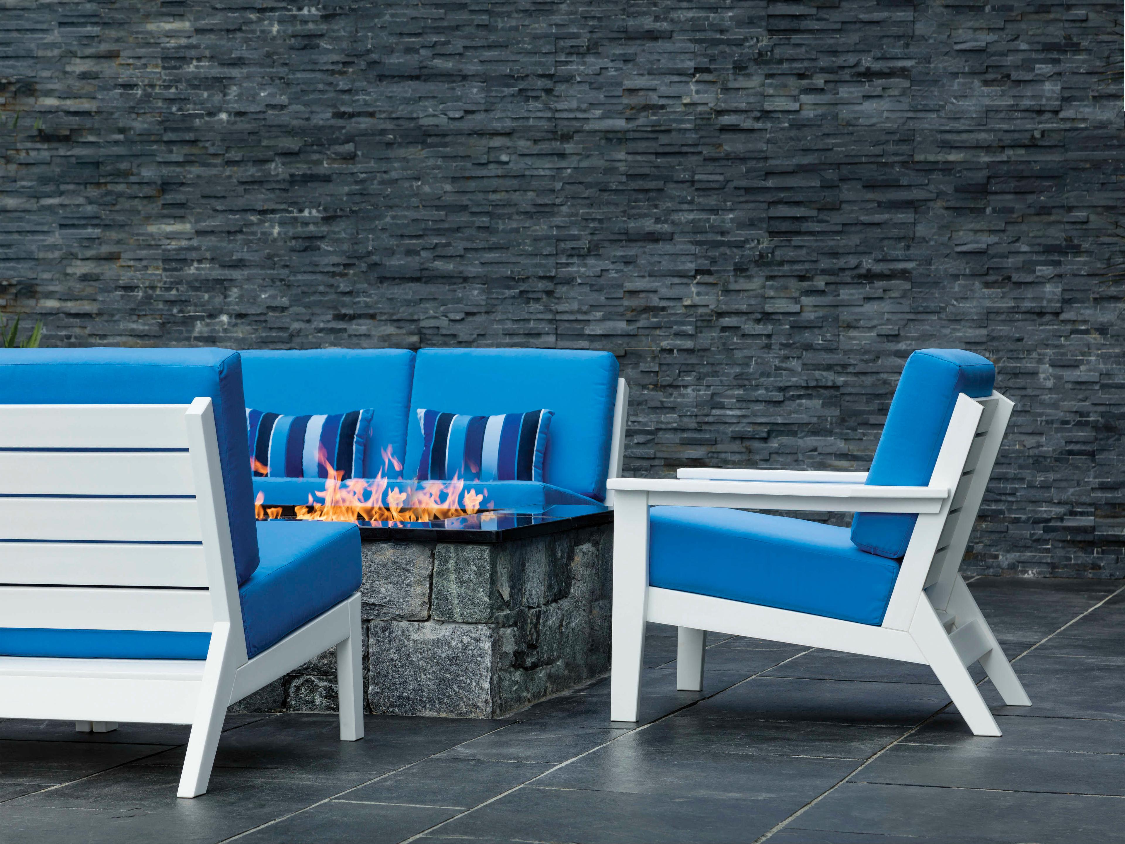 Seaside Casual Dex Recycled Plastic Outdoor Lounge Chair