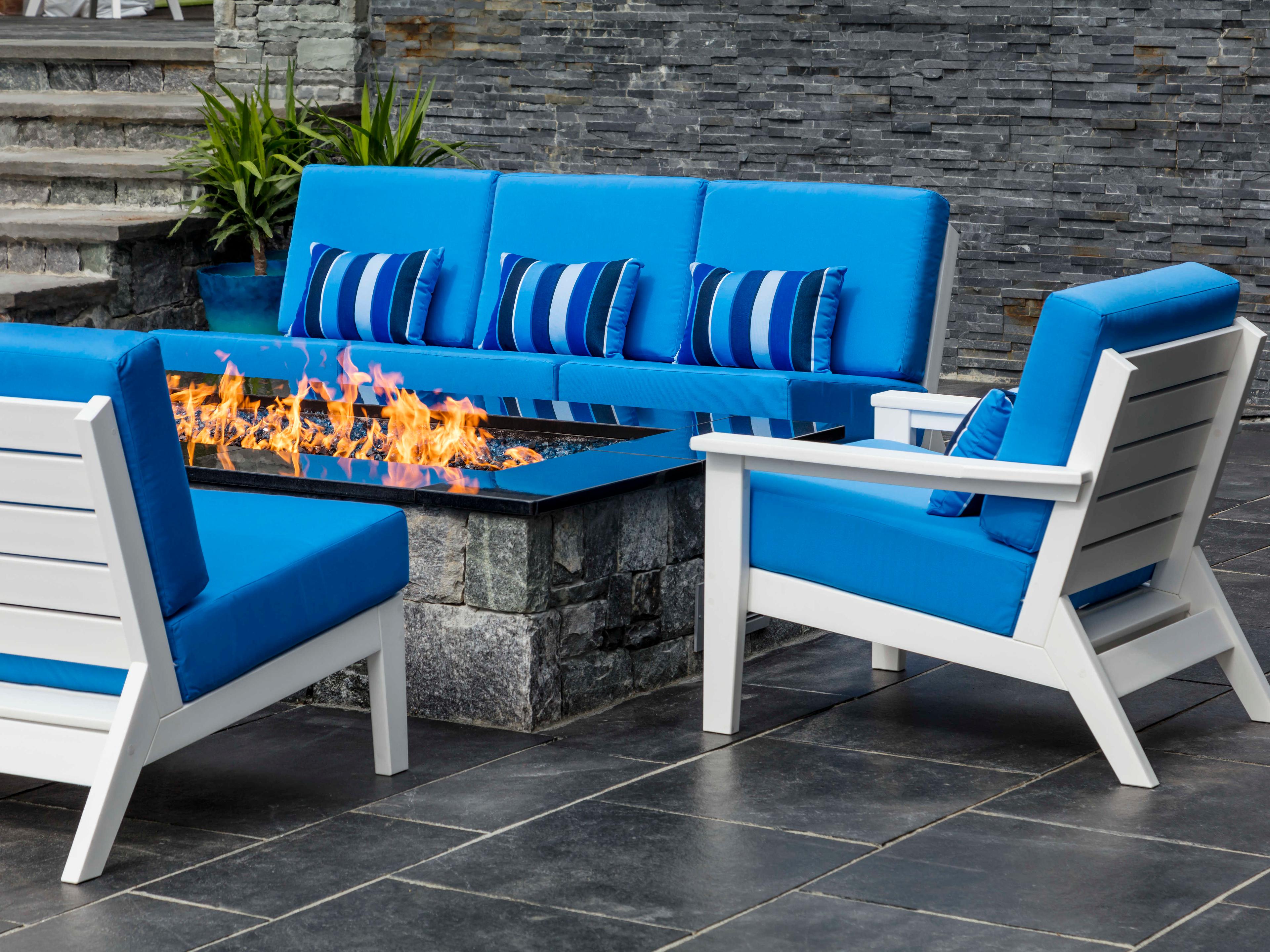 Seaside Casual Dex Recycled Plastic Outdoor Lounge Chair