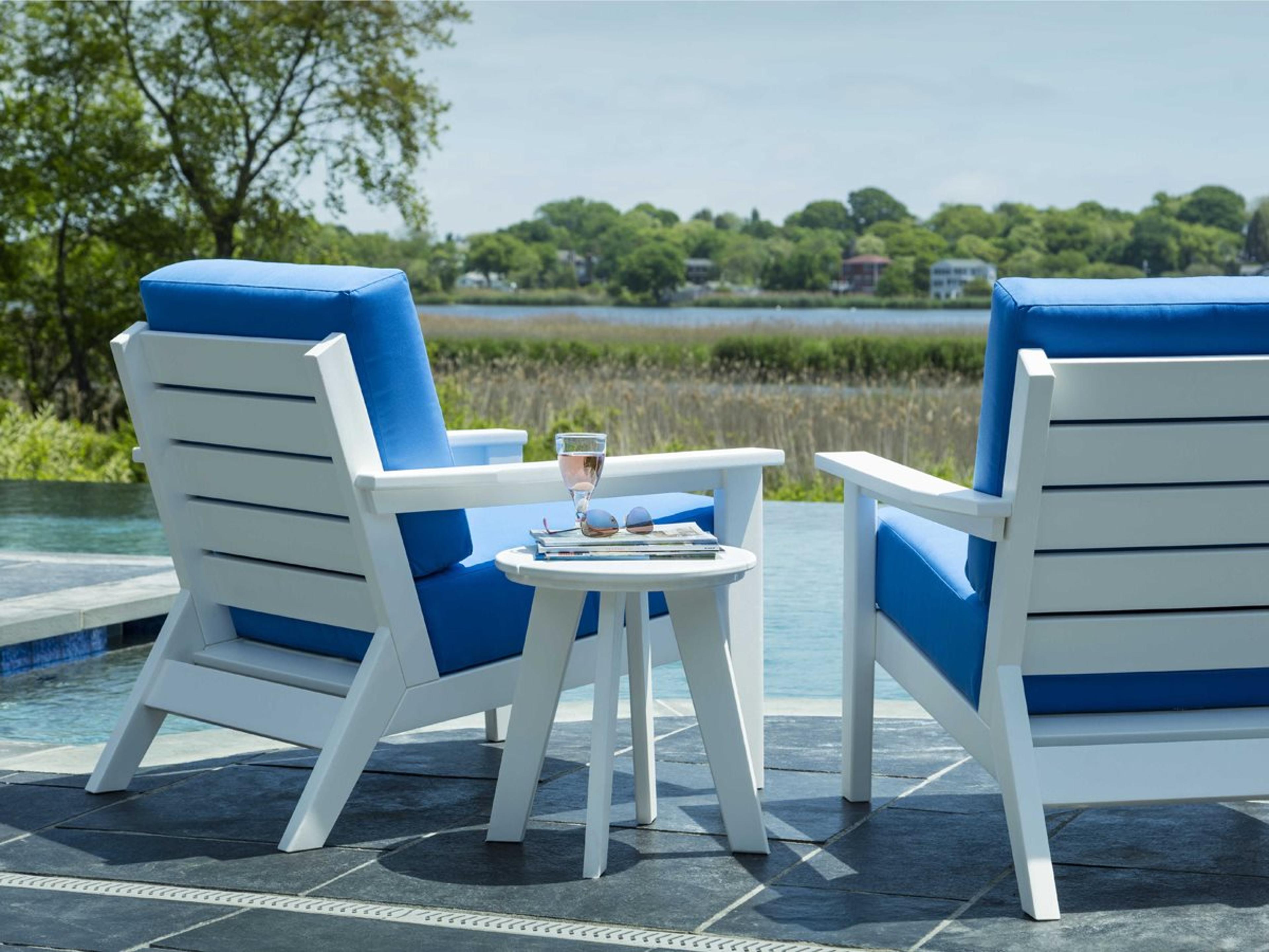 Dex Recycled Plastic Cushion Outdoor Patio Lounge Set