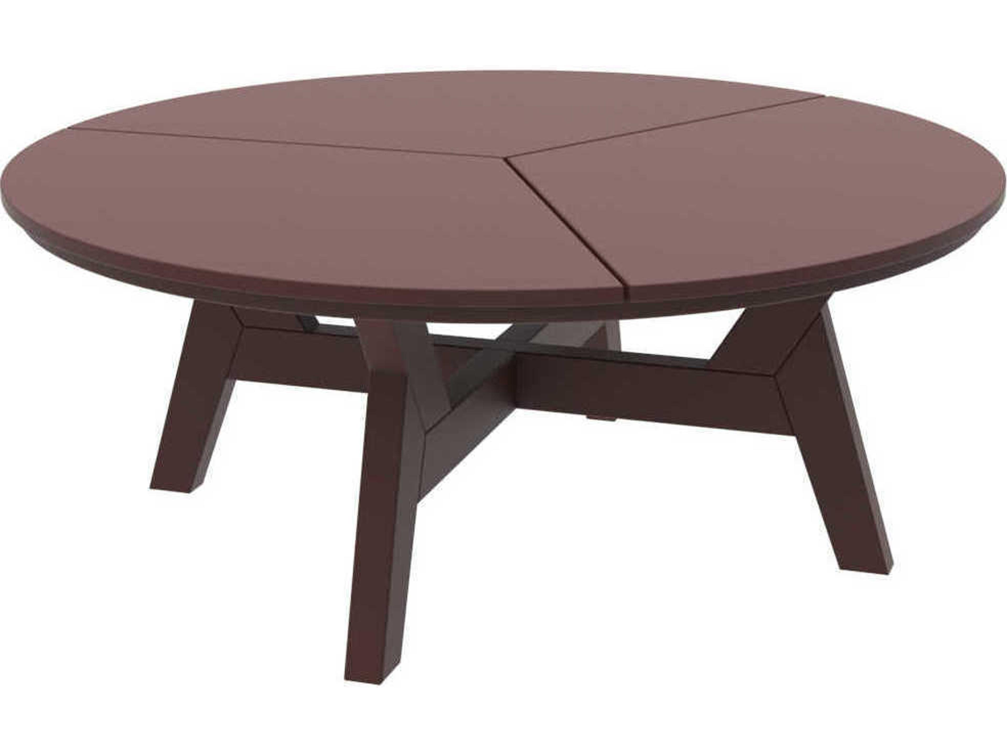 Seaside Casual Dex Recycled Plastic Round Patio Chat Table