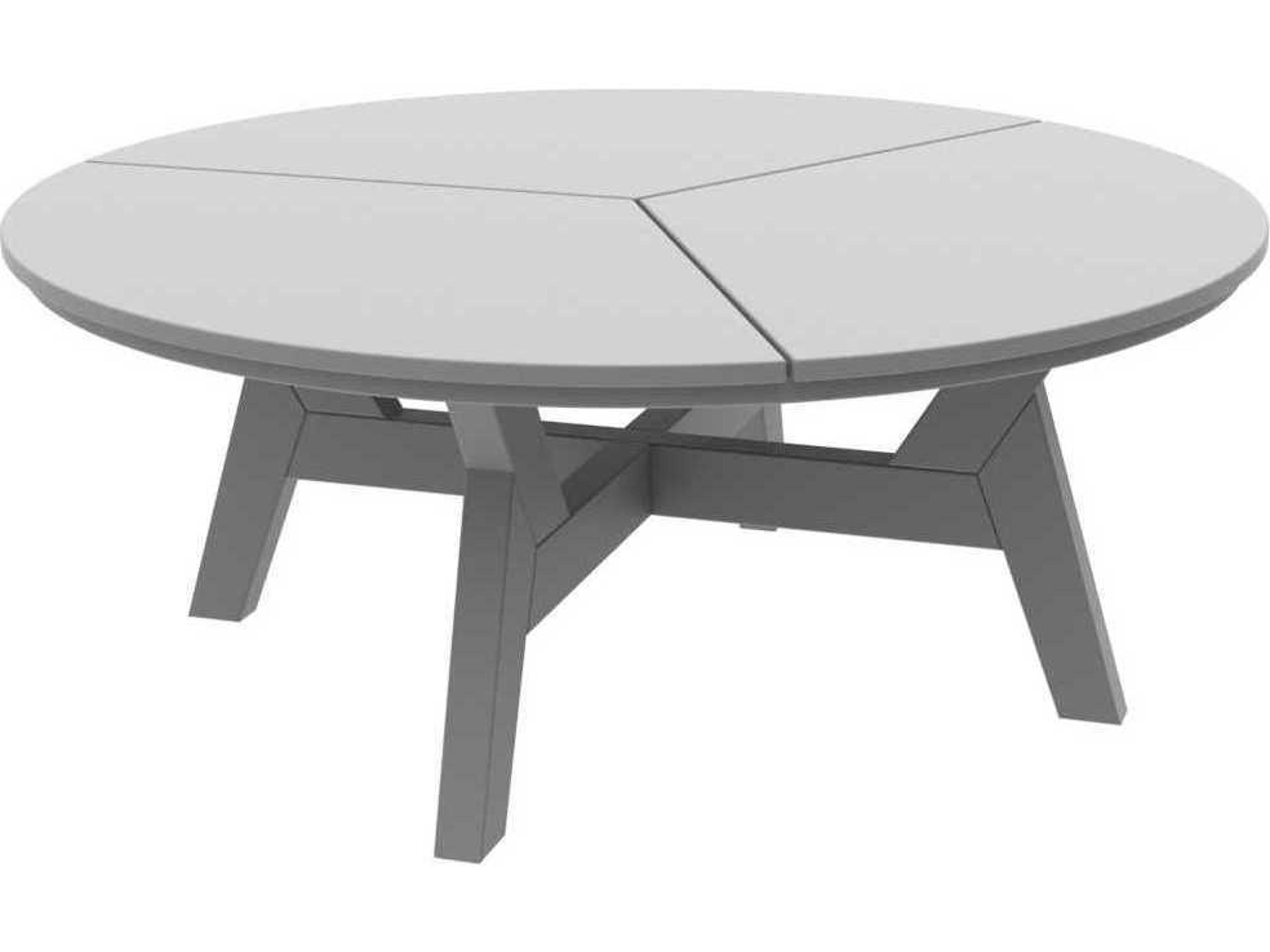 Seaside Casual Dex Recycled Plastic Round Patio Chat Table