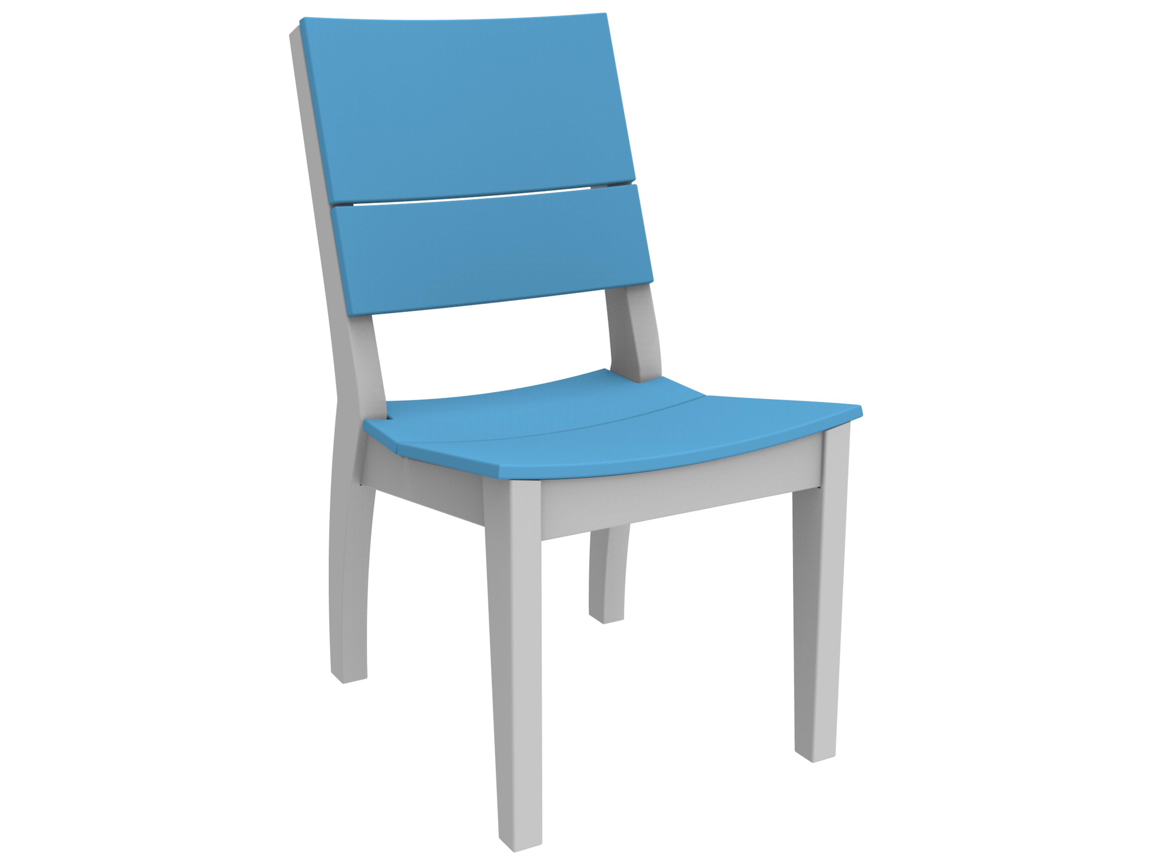 Sym Recycled Plastic Outdoor Dining Side Chair
