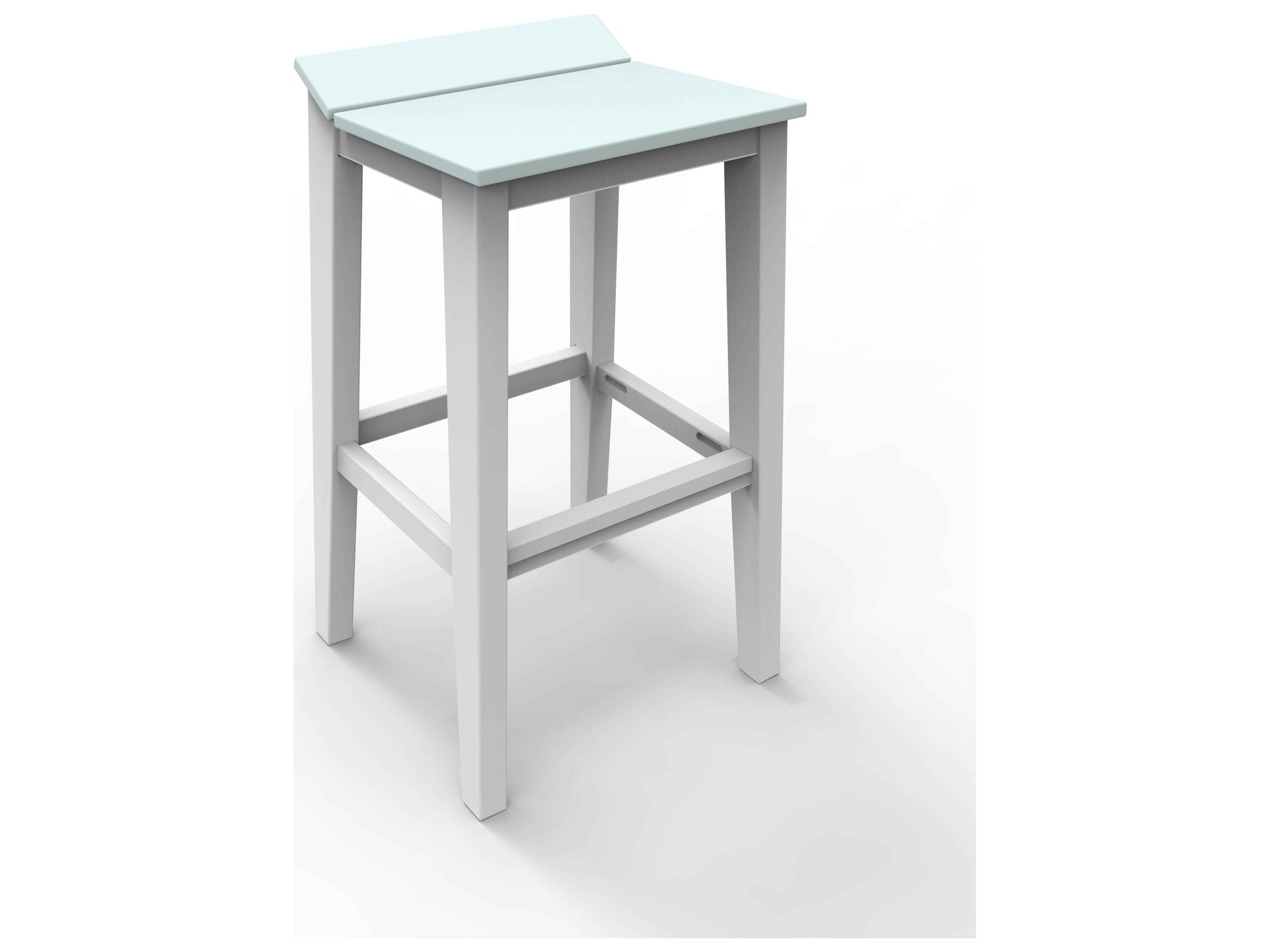 Seaside Casual Sym Recycled Plastic Patio Bar Stool