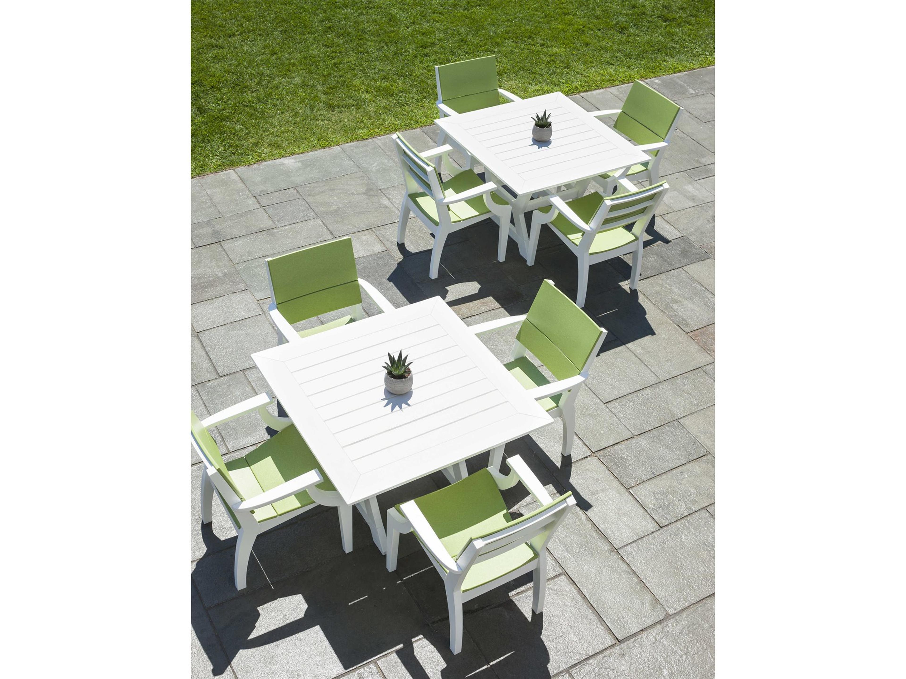 Sym Recycled Plastic Outdoor Patio Dining Set