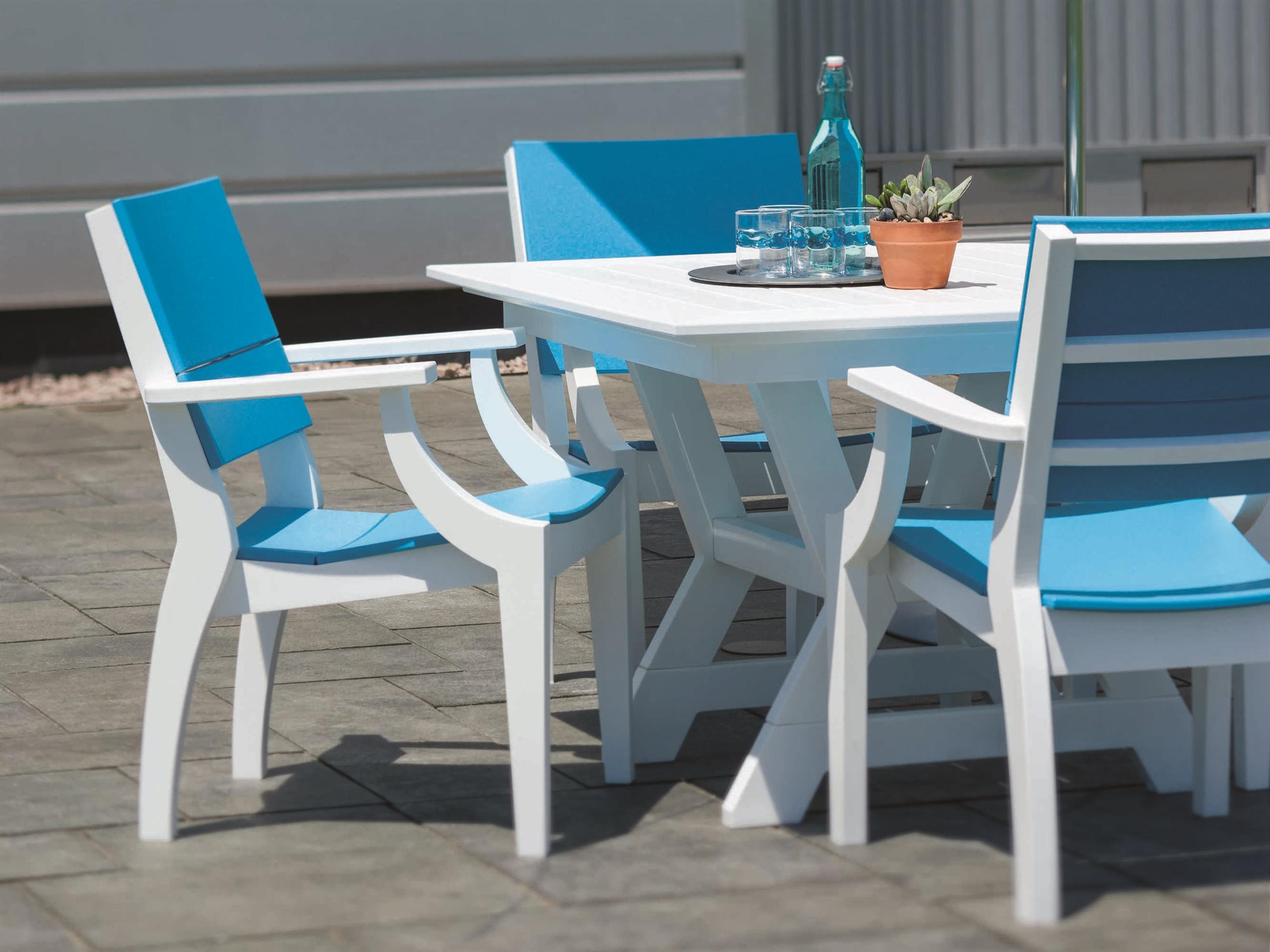 Sym Recycled Plastic Patio Dining Set