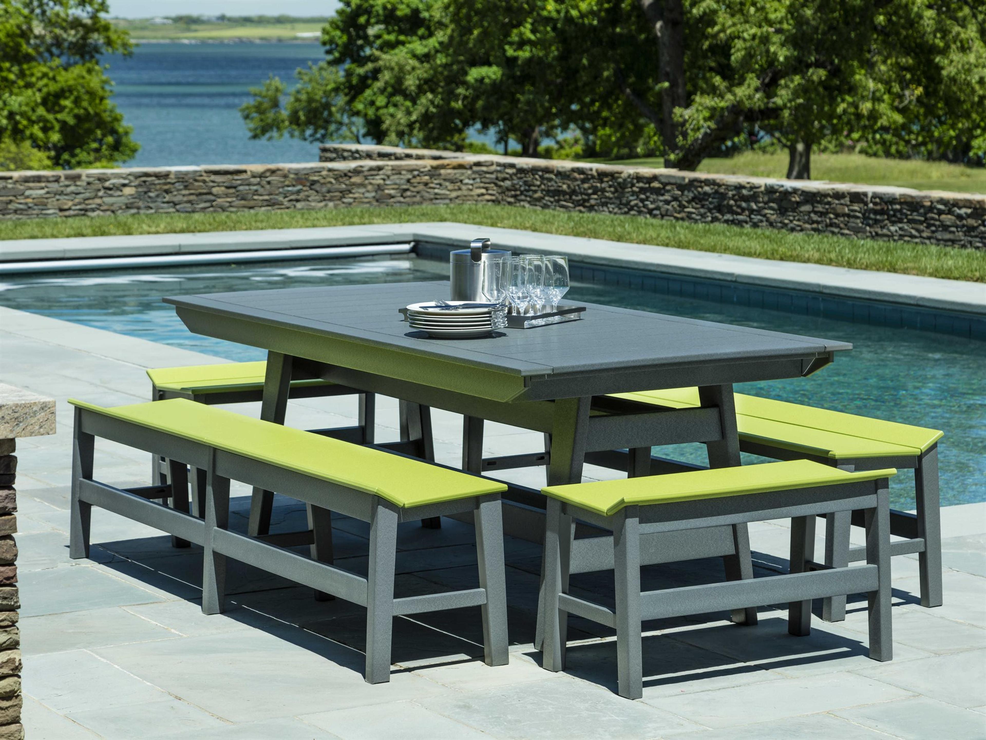 Mad Recycled Plastic Patio Dining Set