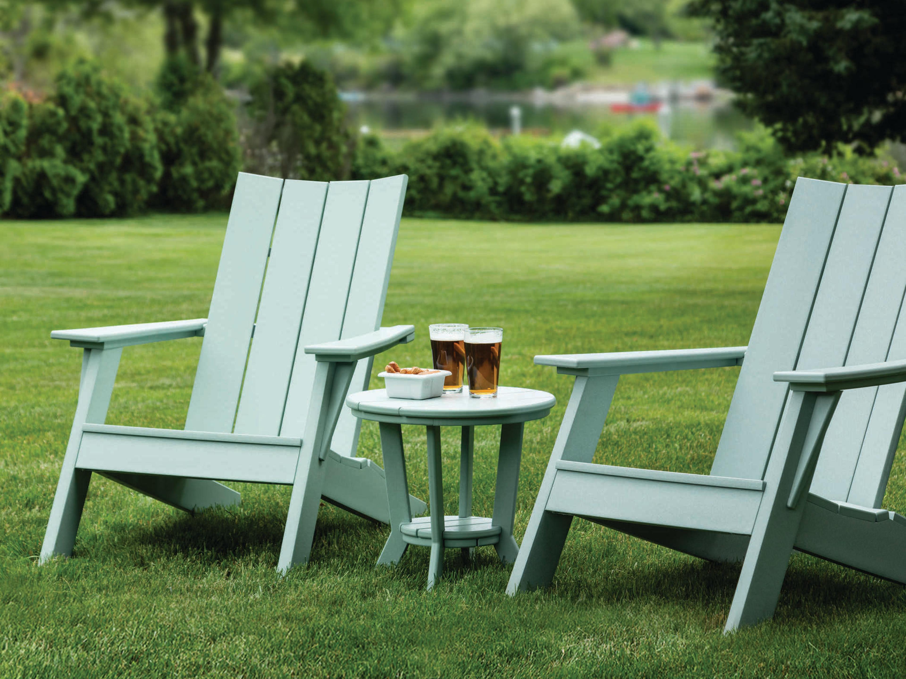 Seaside Casual Mad Recycled Plastic Outdoor Adirondack Chair