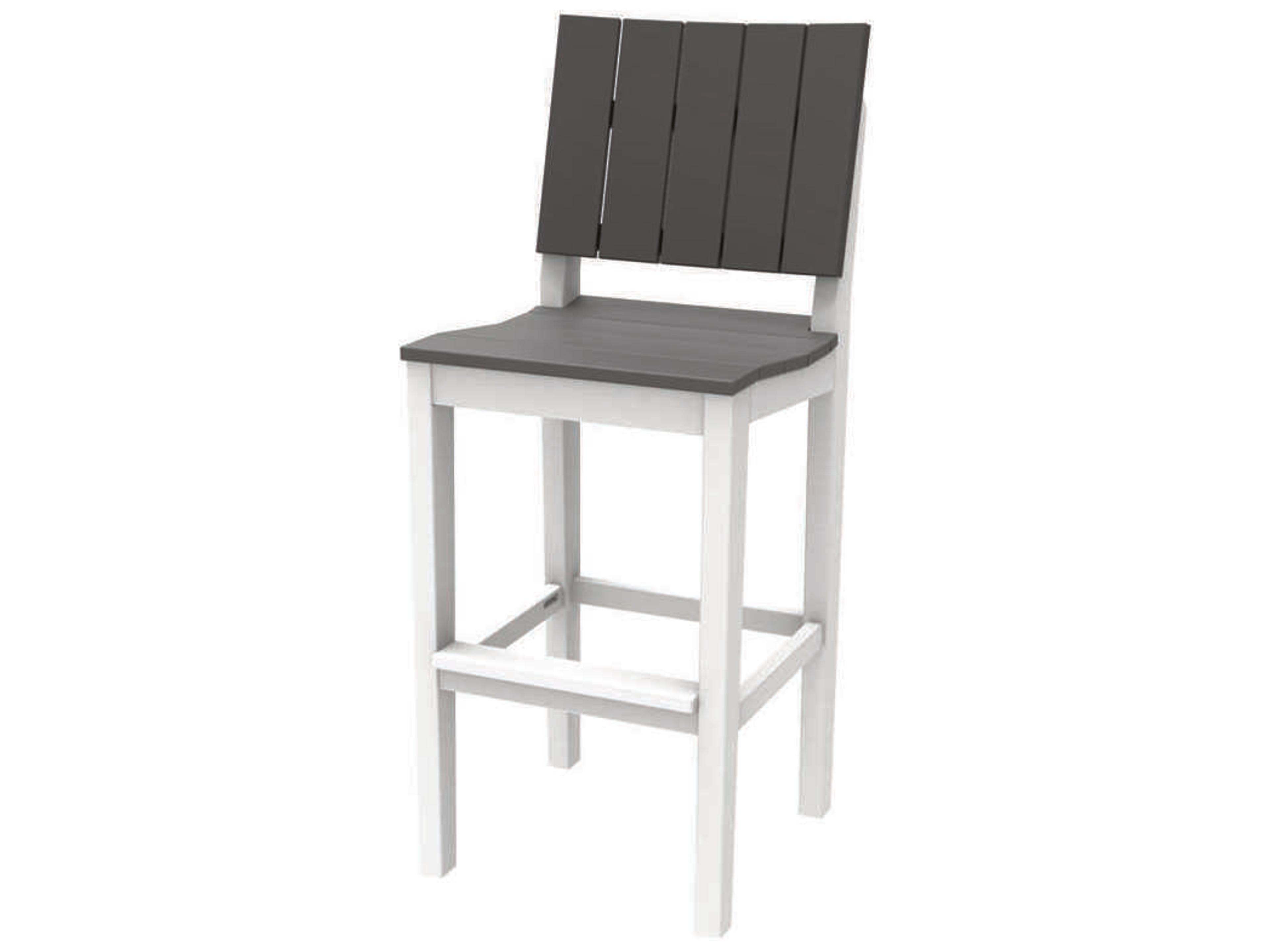Seaside Casual Mad Recycled Plastic Patio Bar Stool