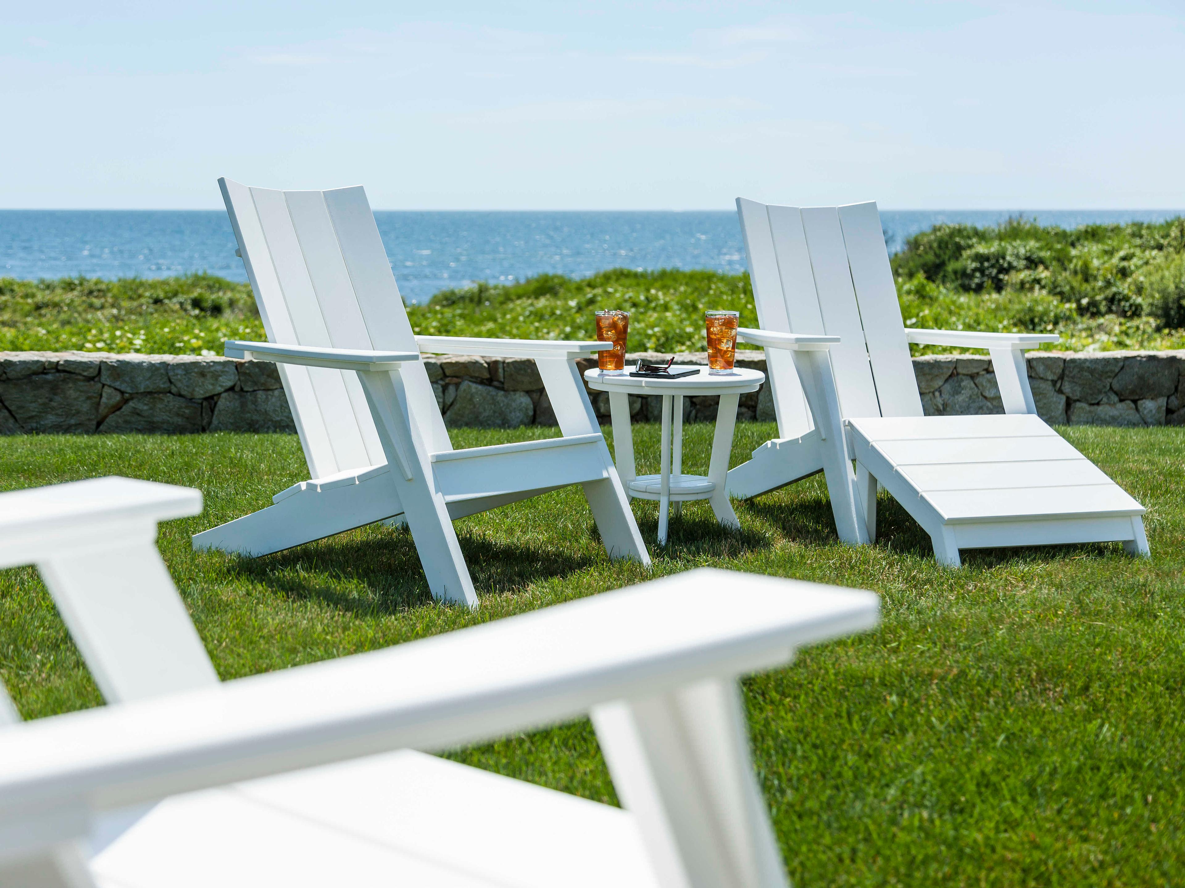 Seaside Casual Mad Recycled Plastic Foot Stool