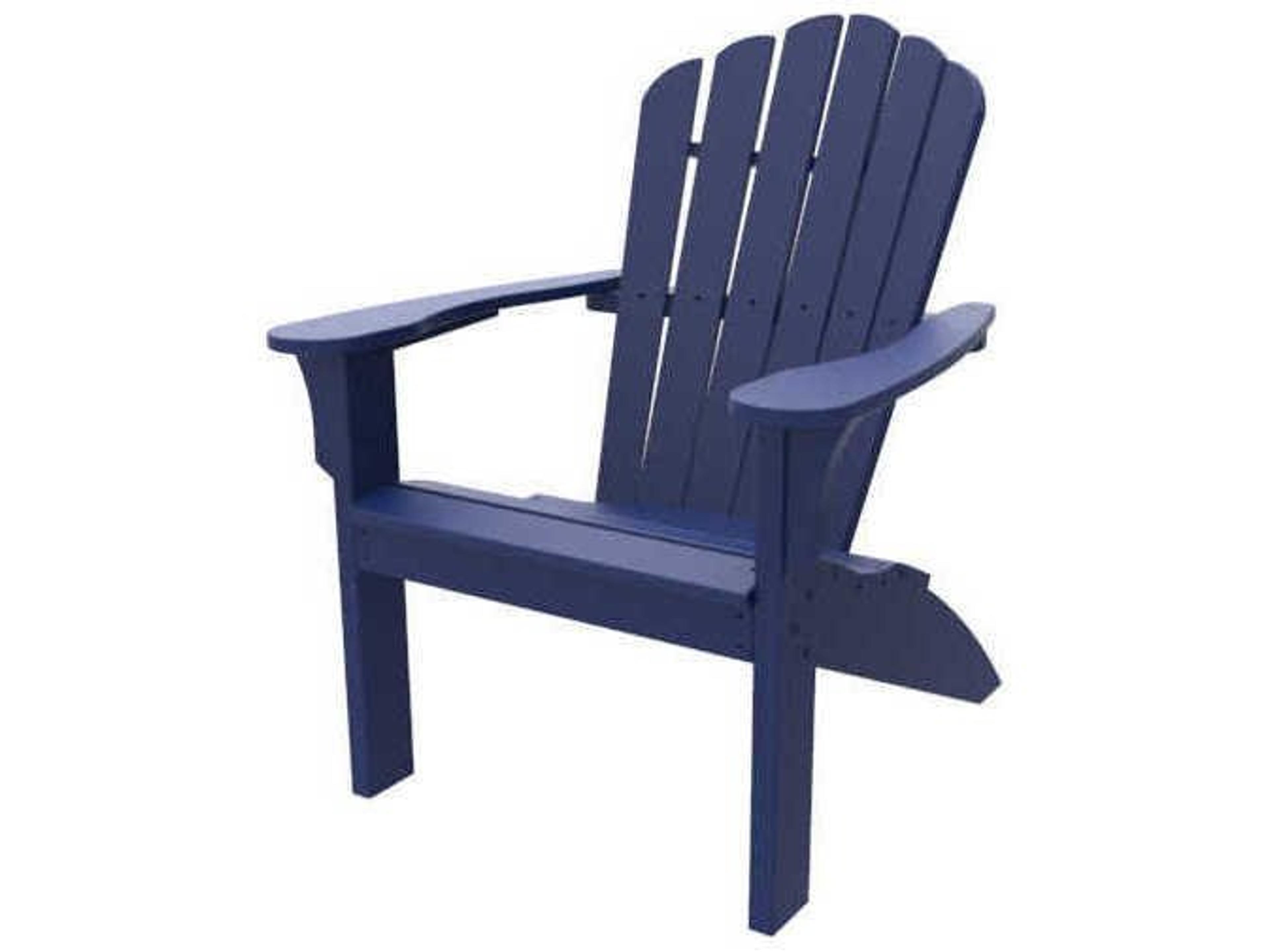 Seaside Casual Coastline Recycled Plastic Outdoor Patio Adirondack Chair