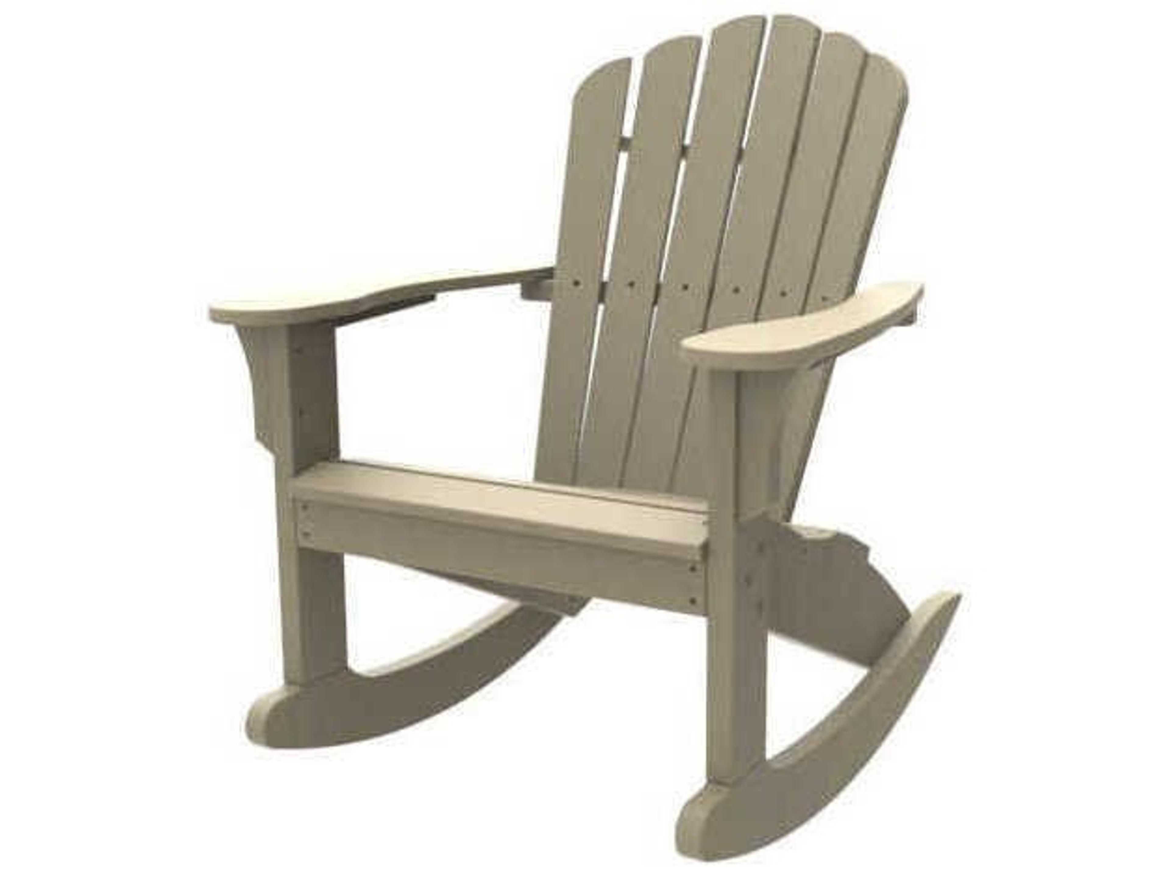 Seaside Casual Coastline Recycled Plastic Harbor View Adirondack Rocker