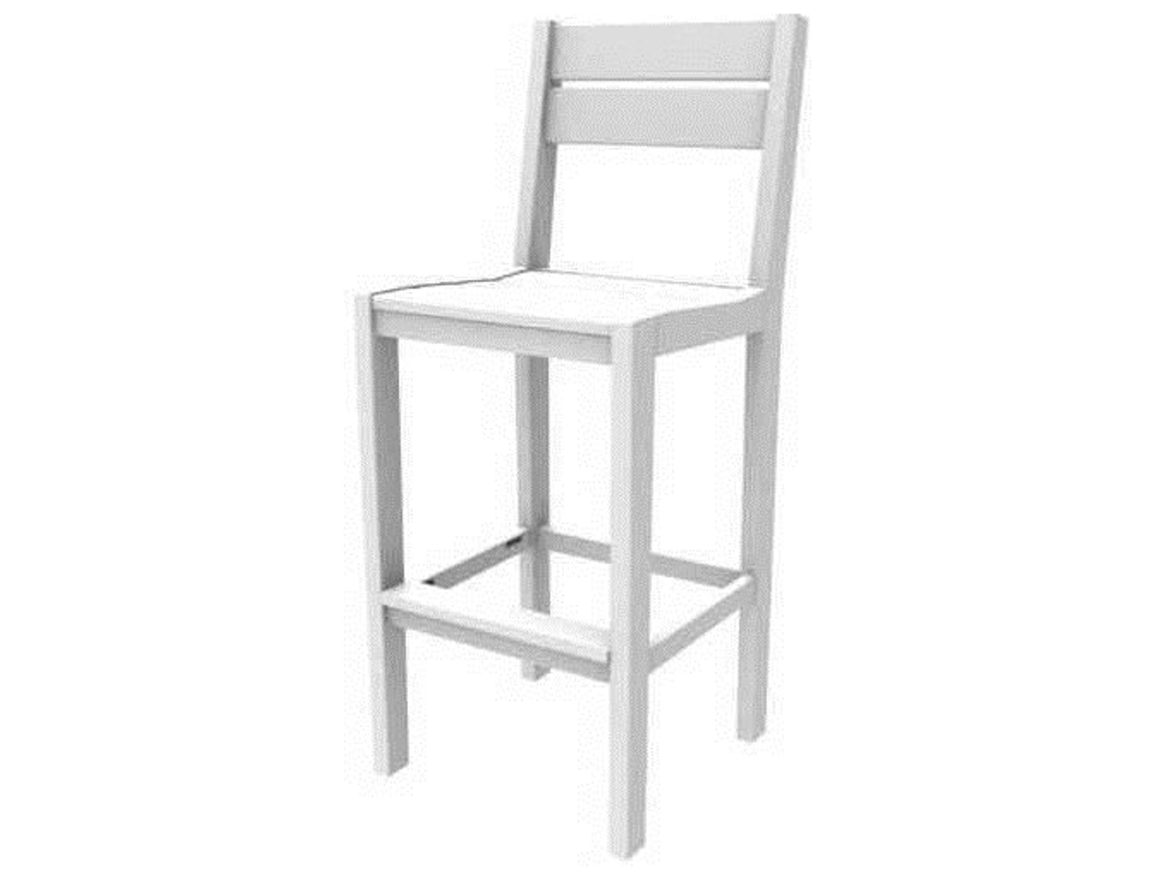 Seaside Casual Coastline Recycled Plastic Cafe Patio Bar Chair