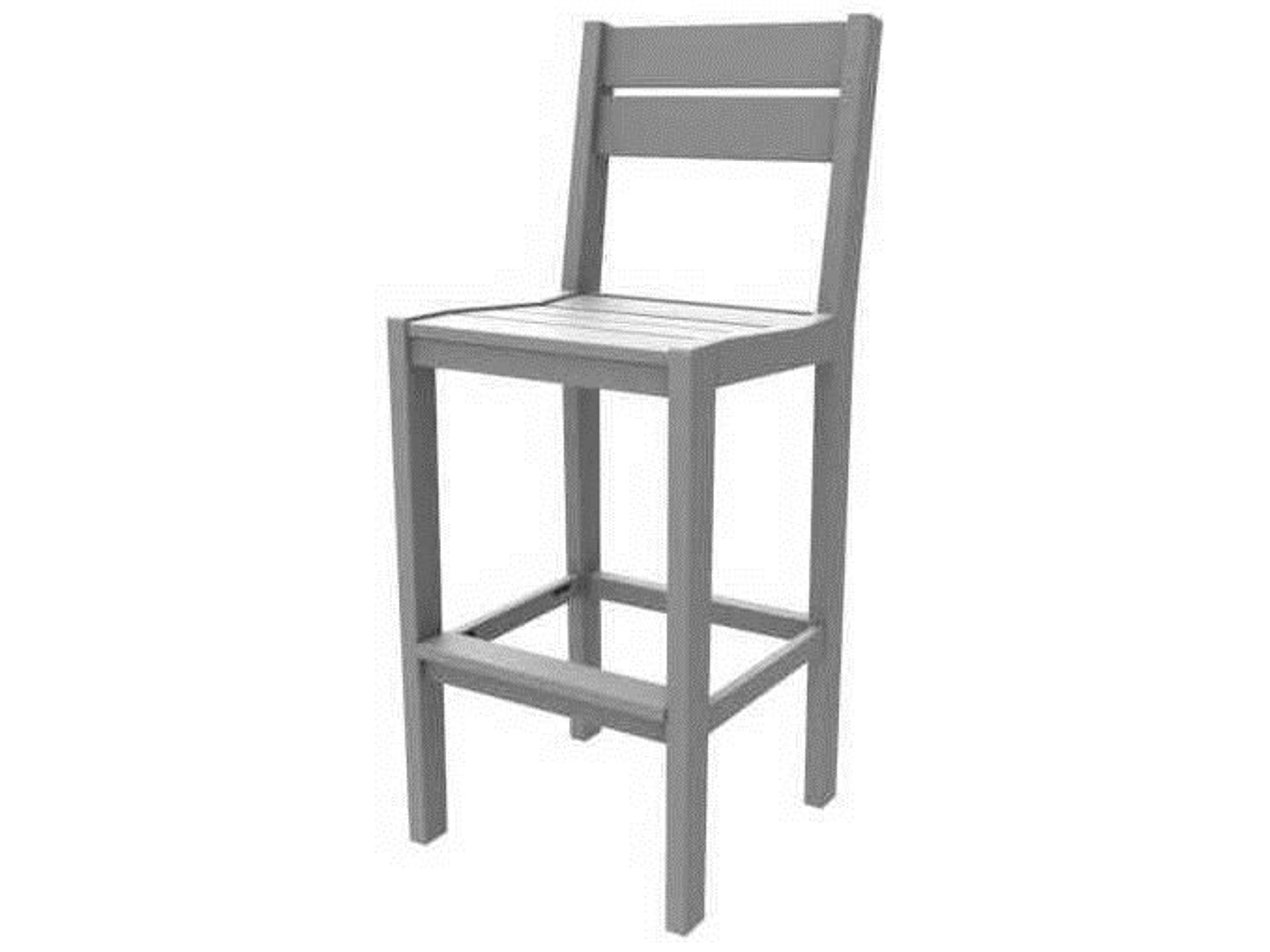 Seaside Casual Coastline Recycled Plastic Cafe Patio Bar Chair