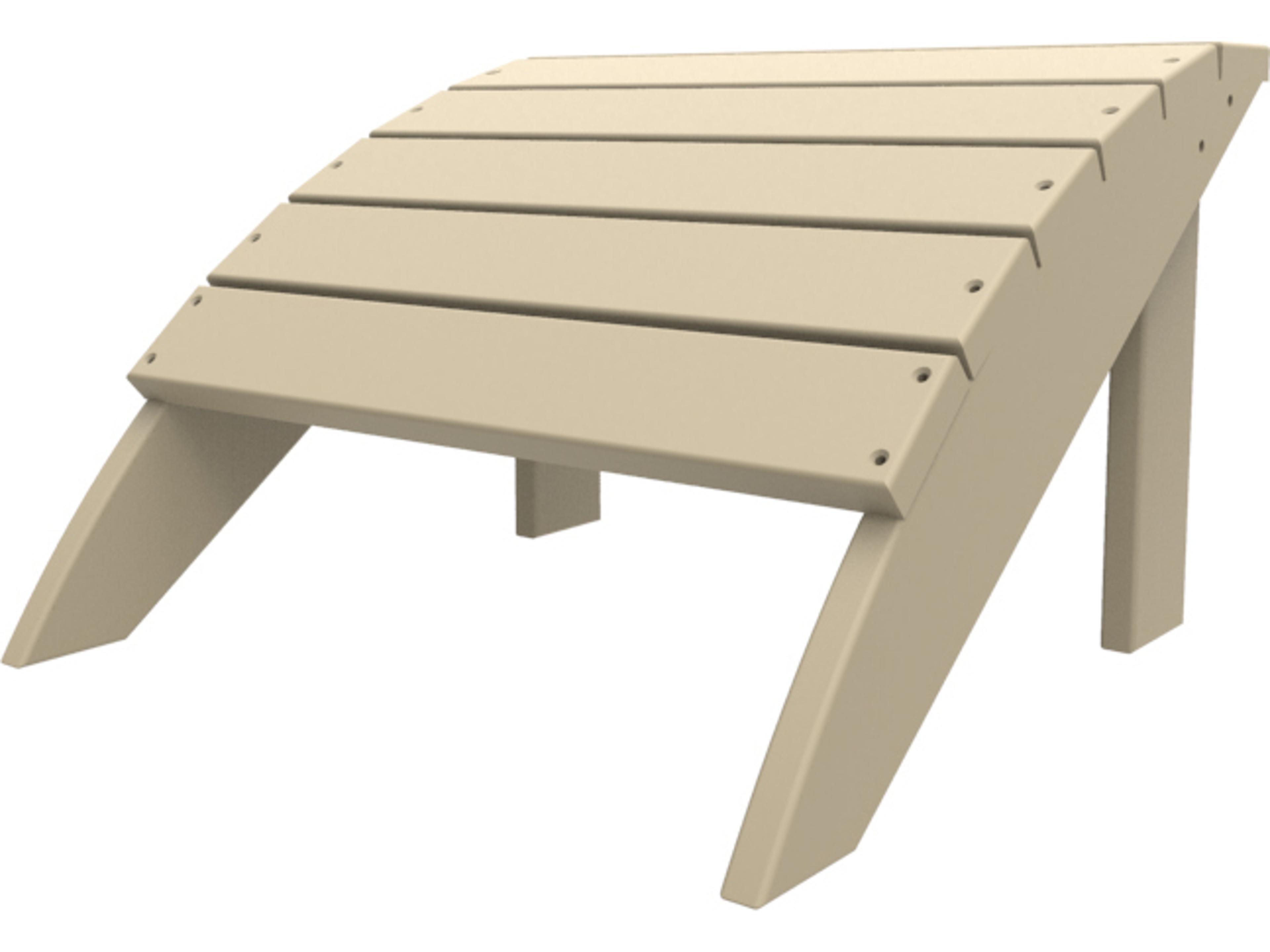 Seaside Casual Coastline Recycled Plastic Harbor View Foot Stool