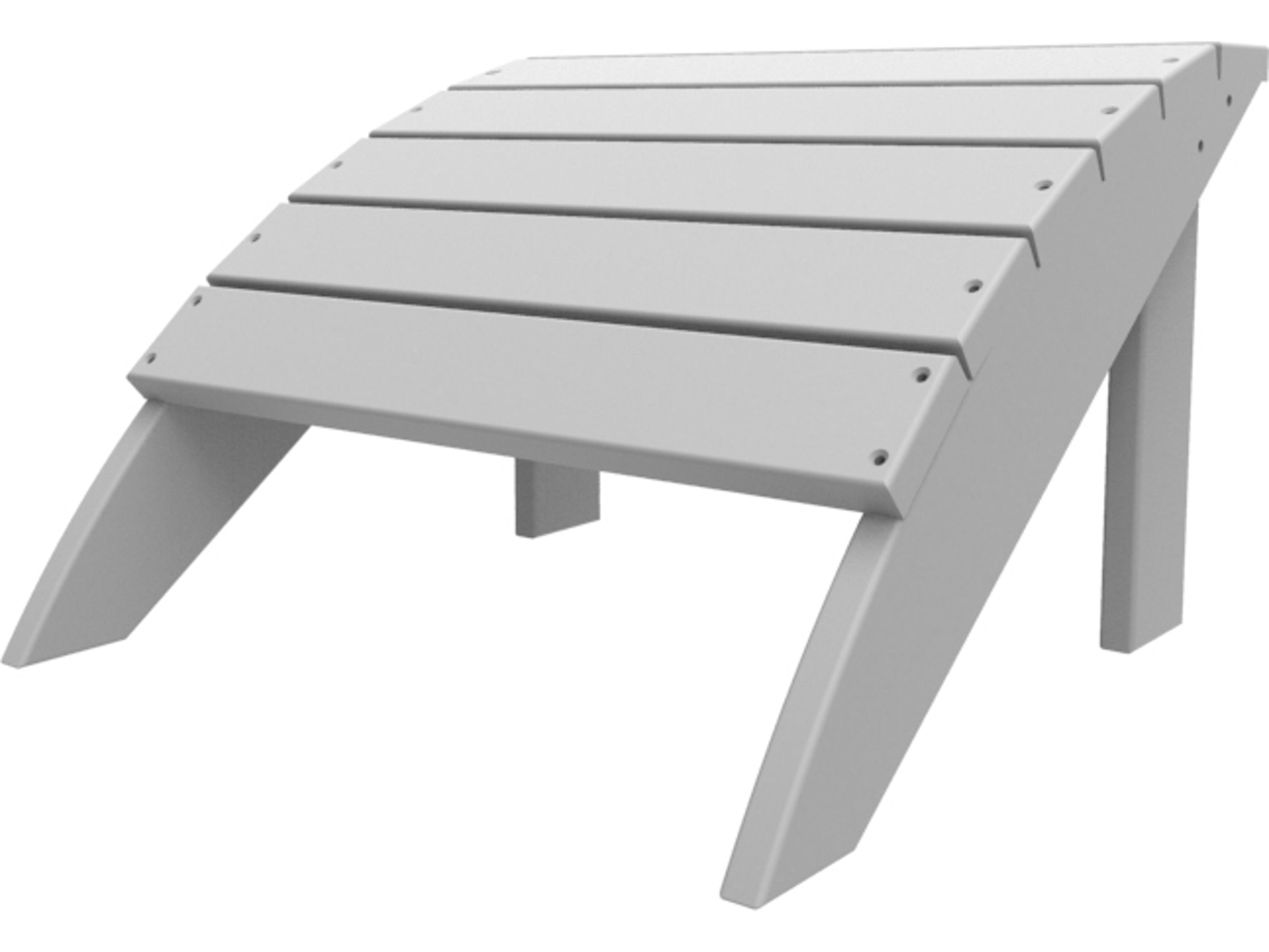 Seaside Casual Coastline Recycled Plastic Harbor View Foot Stool