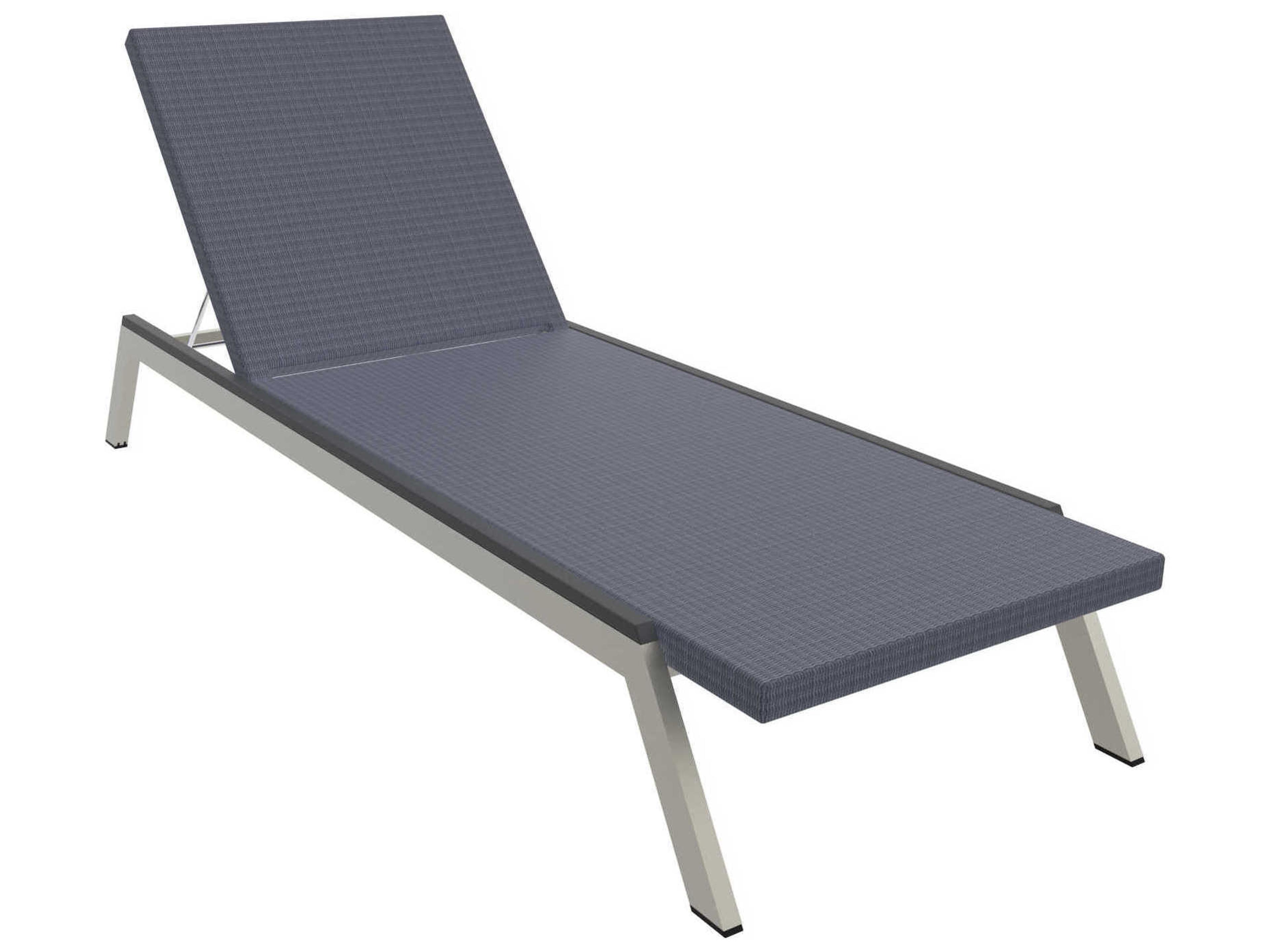 Seaside Casual Mad Aluminum Wicker Patio Chaise Lounge