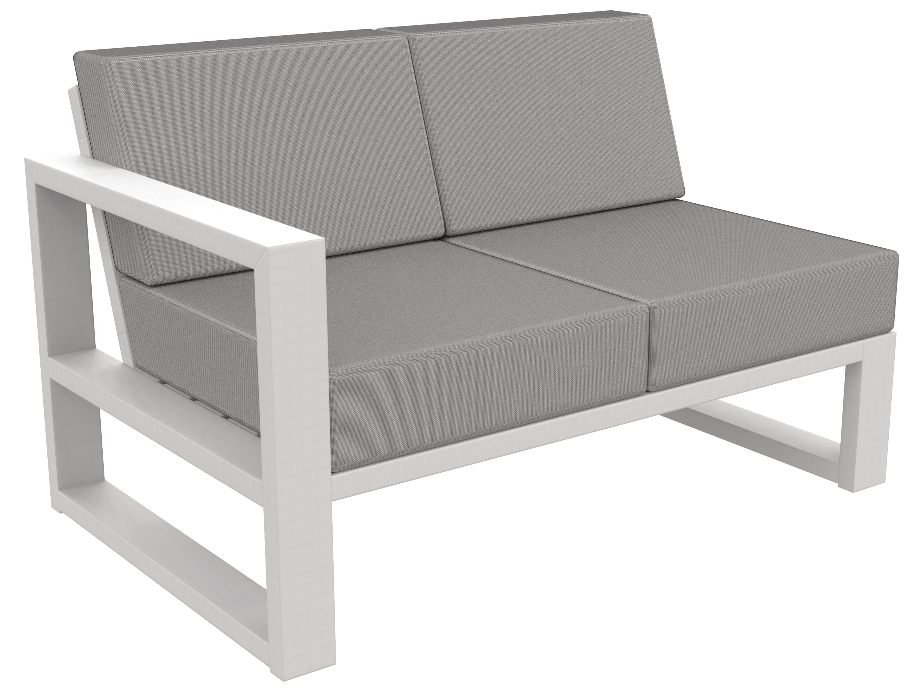 MIA Double Left Arm Loveseat Modern Sectional