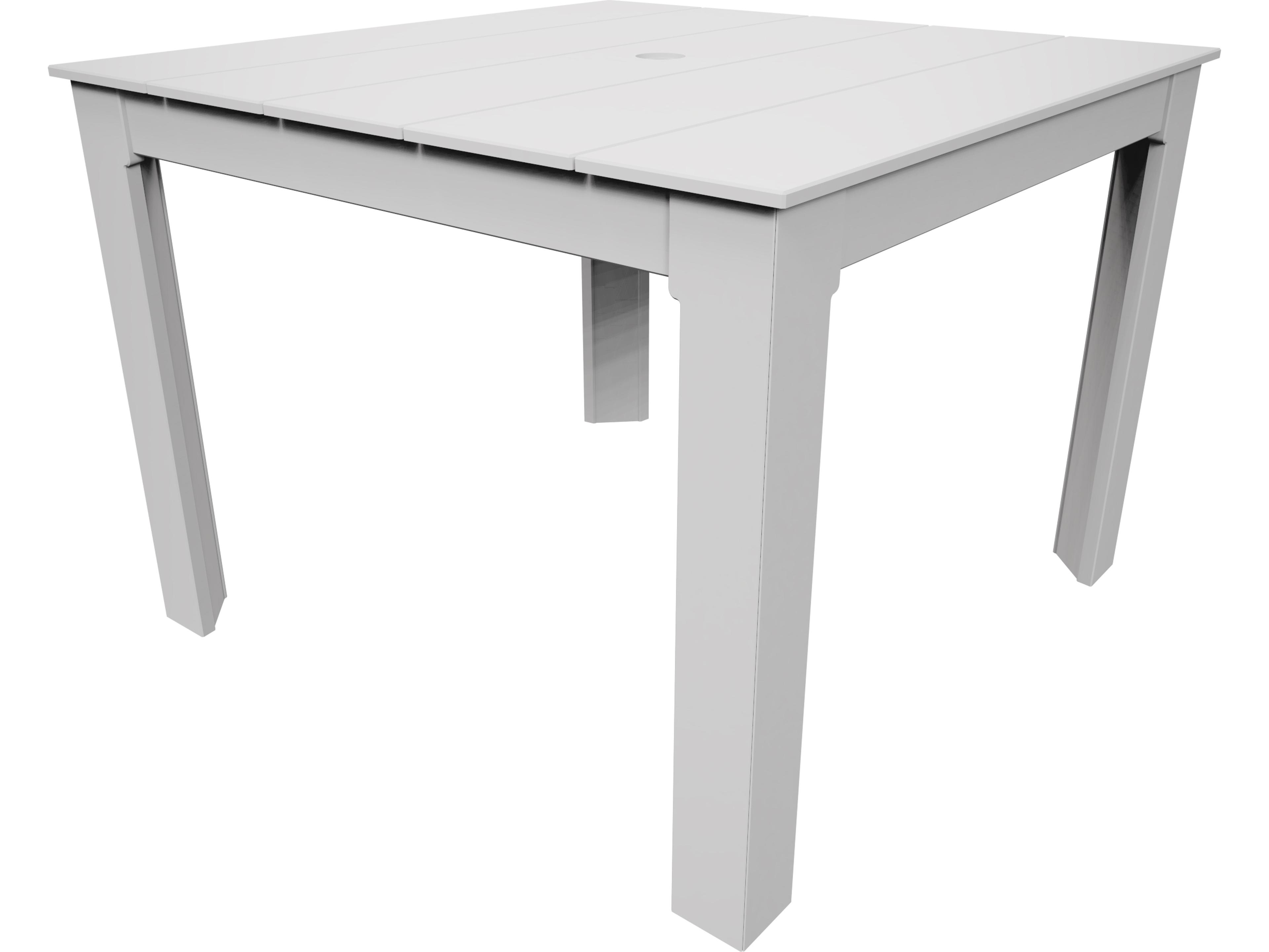 SUR Recycled Plastic 42" Square Dining Table