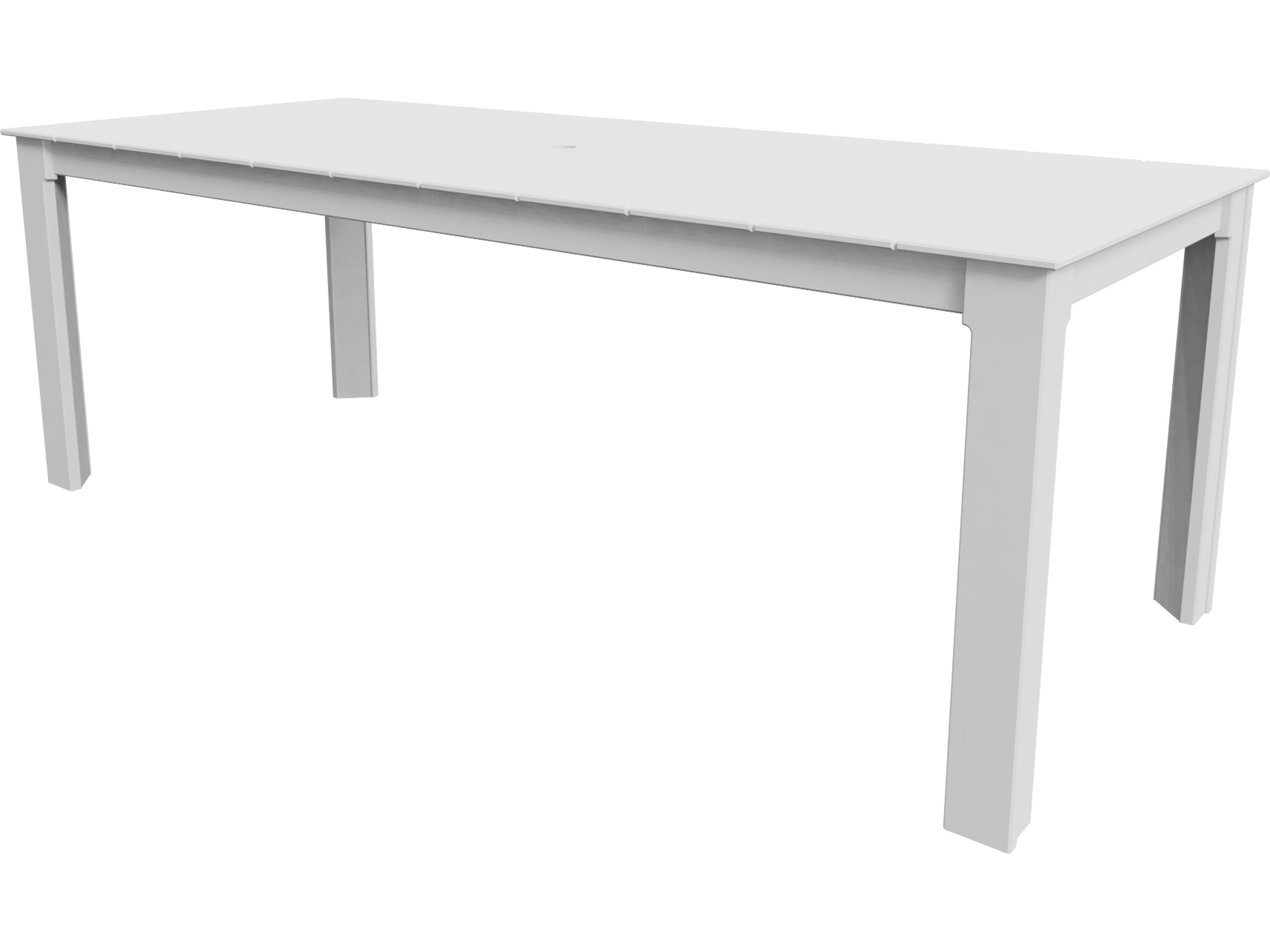 SUR Recycled Plastic 88"W x 37"D Rectangular Dining Table