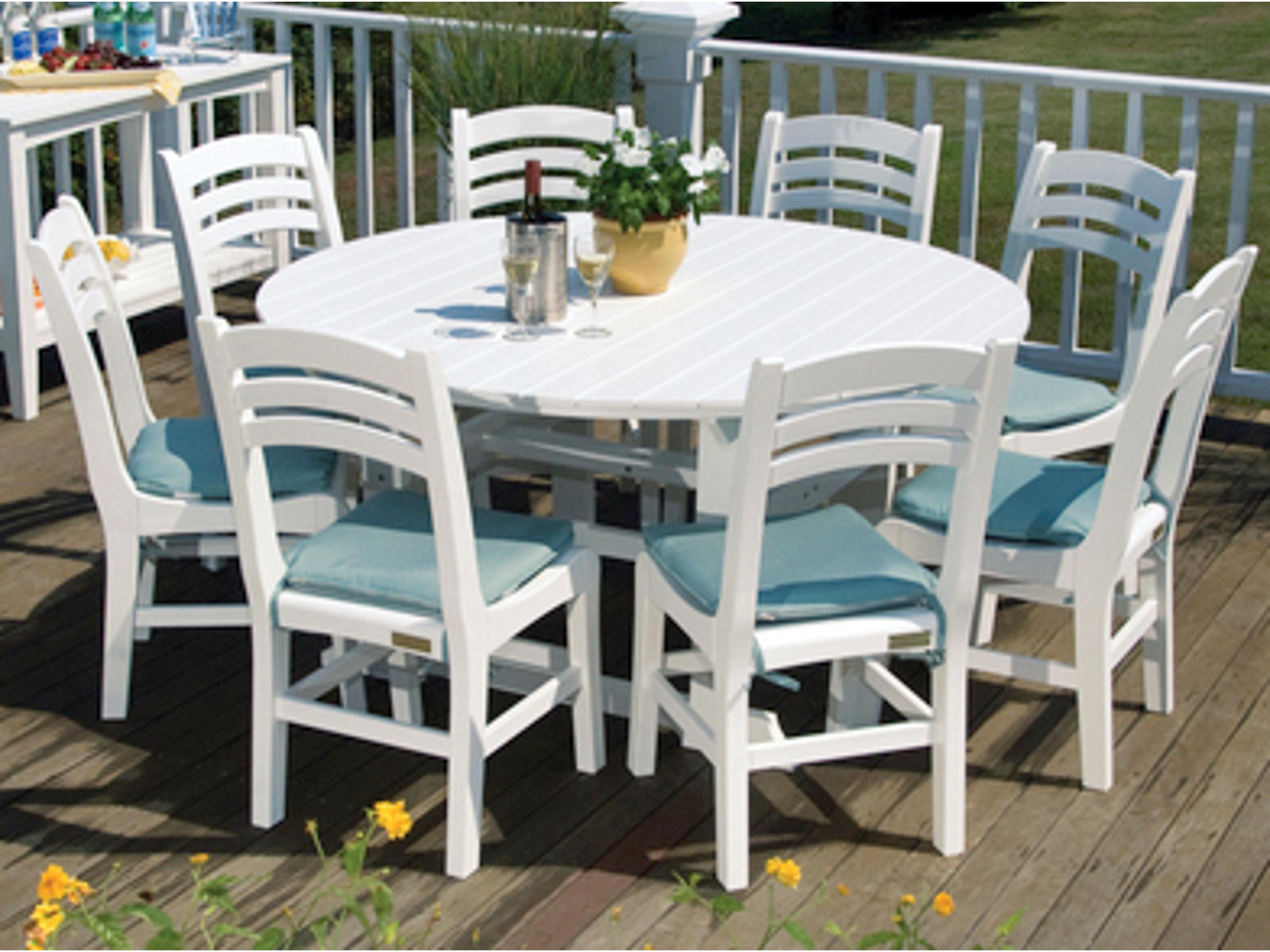 Charleston Chairs Recycled Plastic Outdoor Dining Set