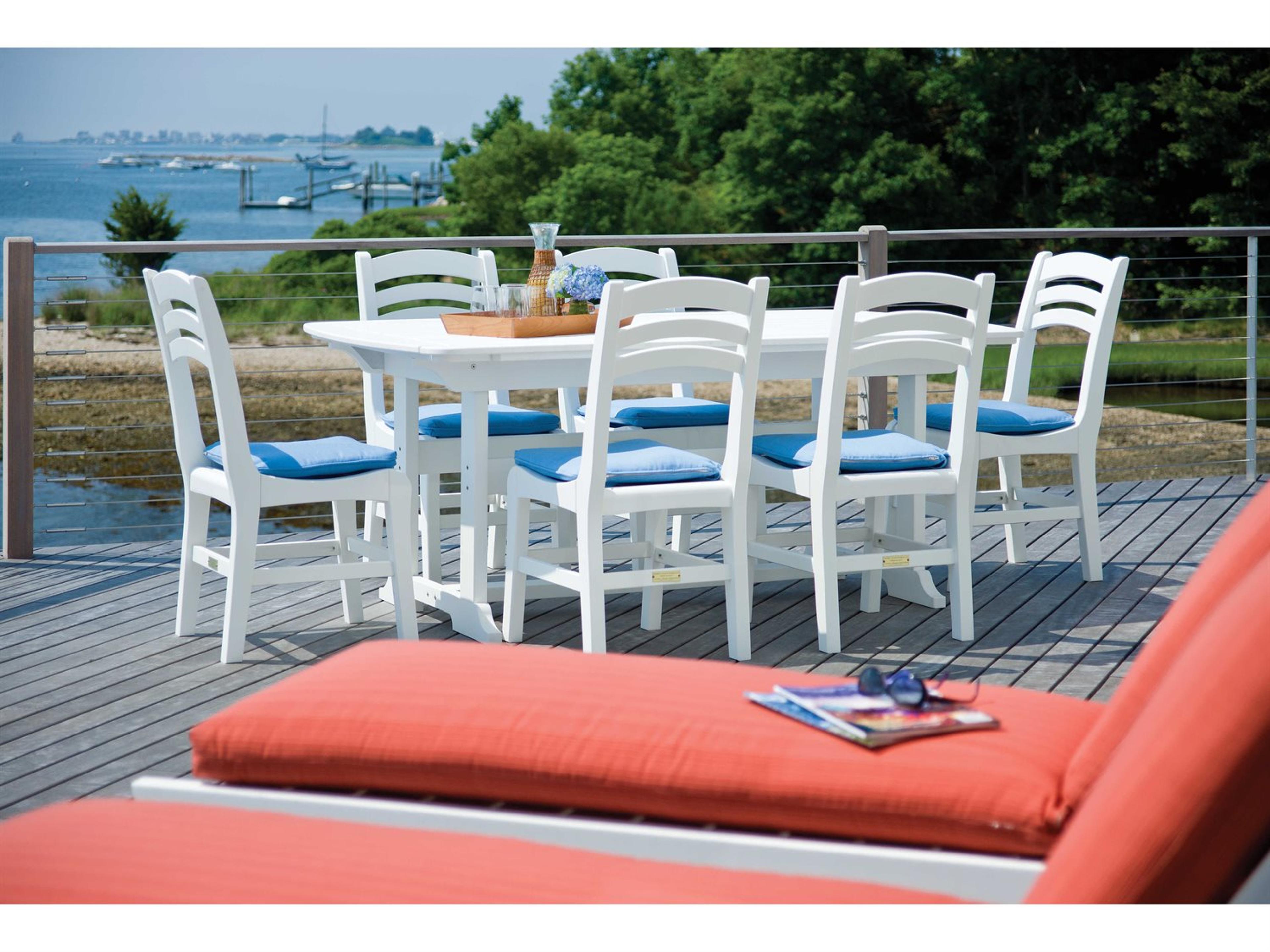 Charleston Recycled Plastic Outdoor Patio Dining Set