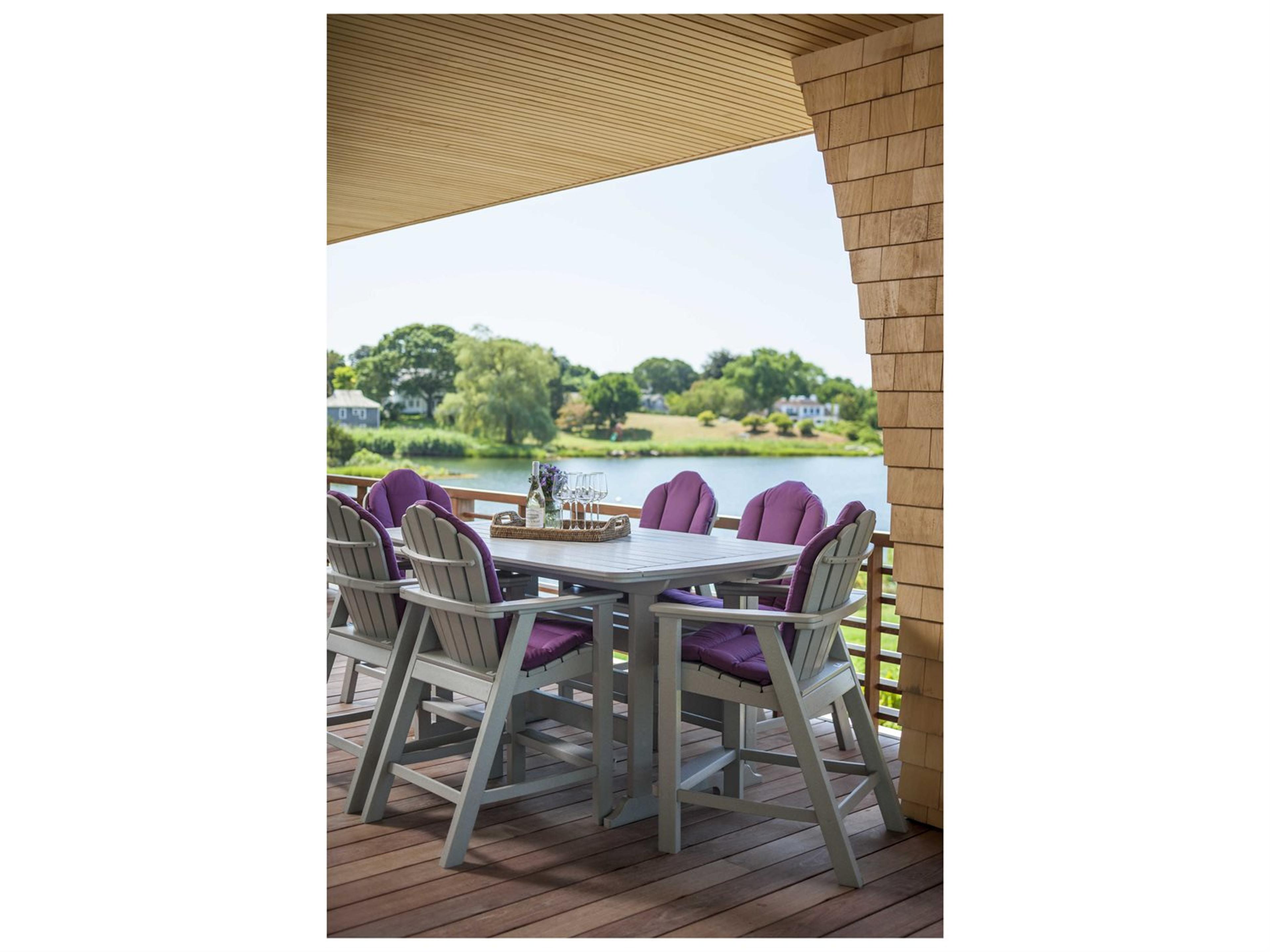 Classic Adirondack Recycled Plastic Counter Set